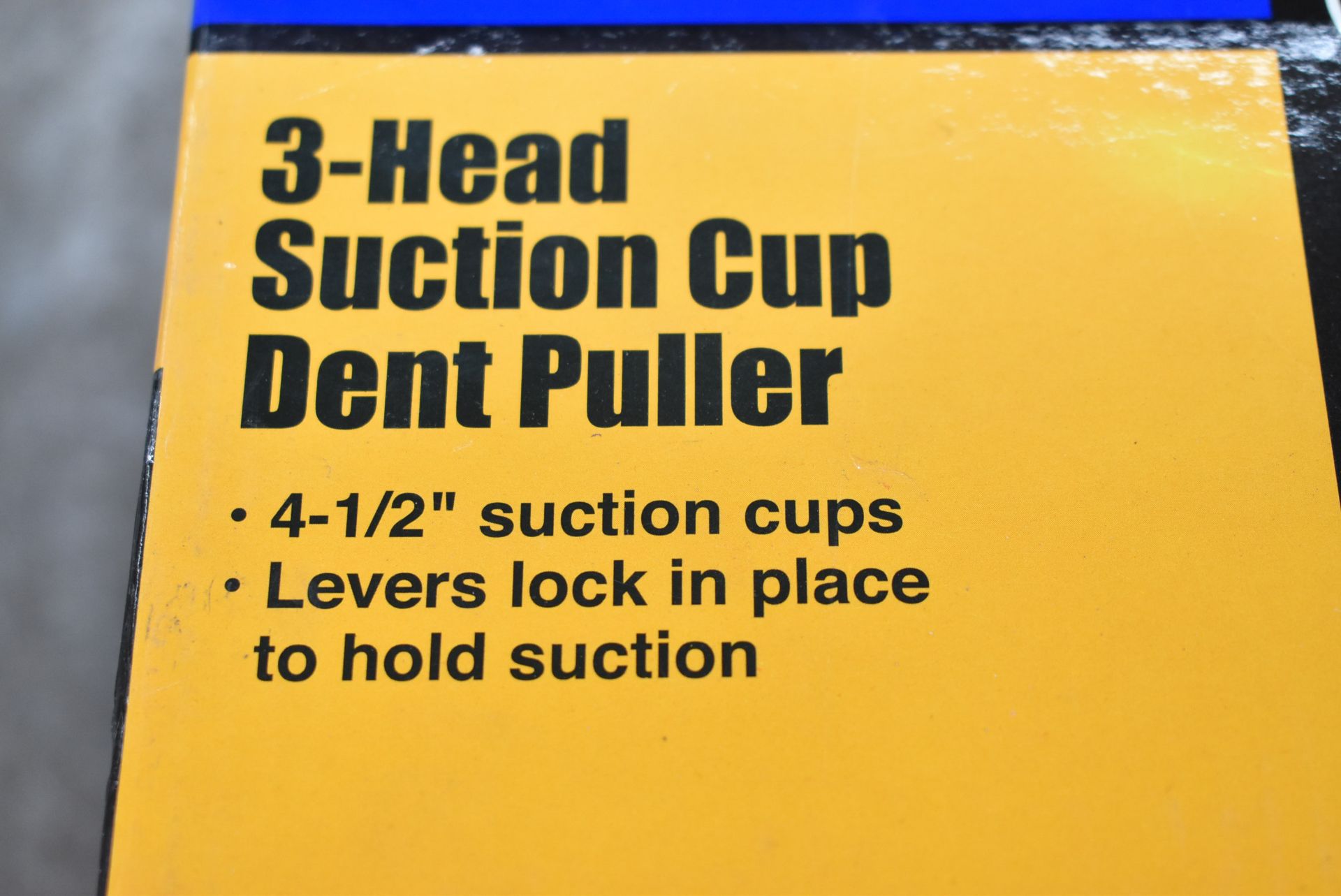 LOT/ (4) 3-HEAD SUCTION CUP DENT PULLERS - Image 4 of 4