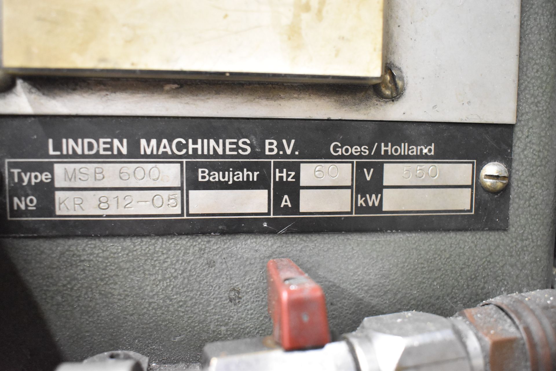 GRINDING MASTER MSB600 25" PASS-THROUGH BELT GRINDER WITH 29"W X 8"H CAPACITY, S/N: KR812-05 (CI) [ - Image 7 of 7