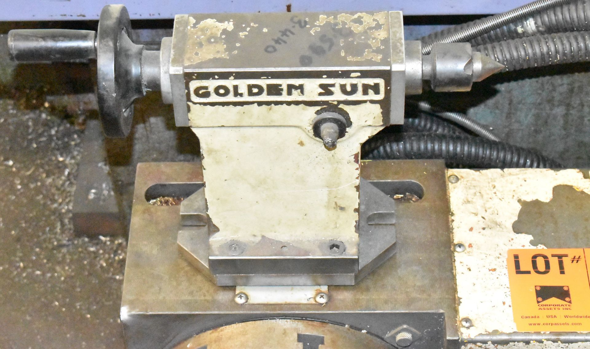 GOLDEN SUN CNC-251-R 4TH AXIS 10" ROTARY TABLE ATTACHMENT, S/N: 9725492 [RIGGING FEE FOR LOT # - Image 3 of 3