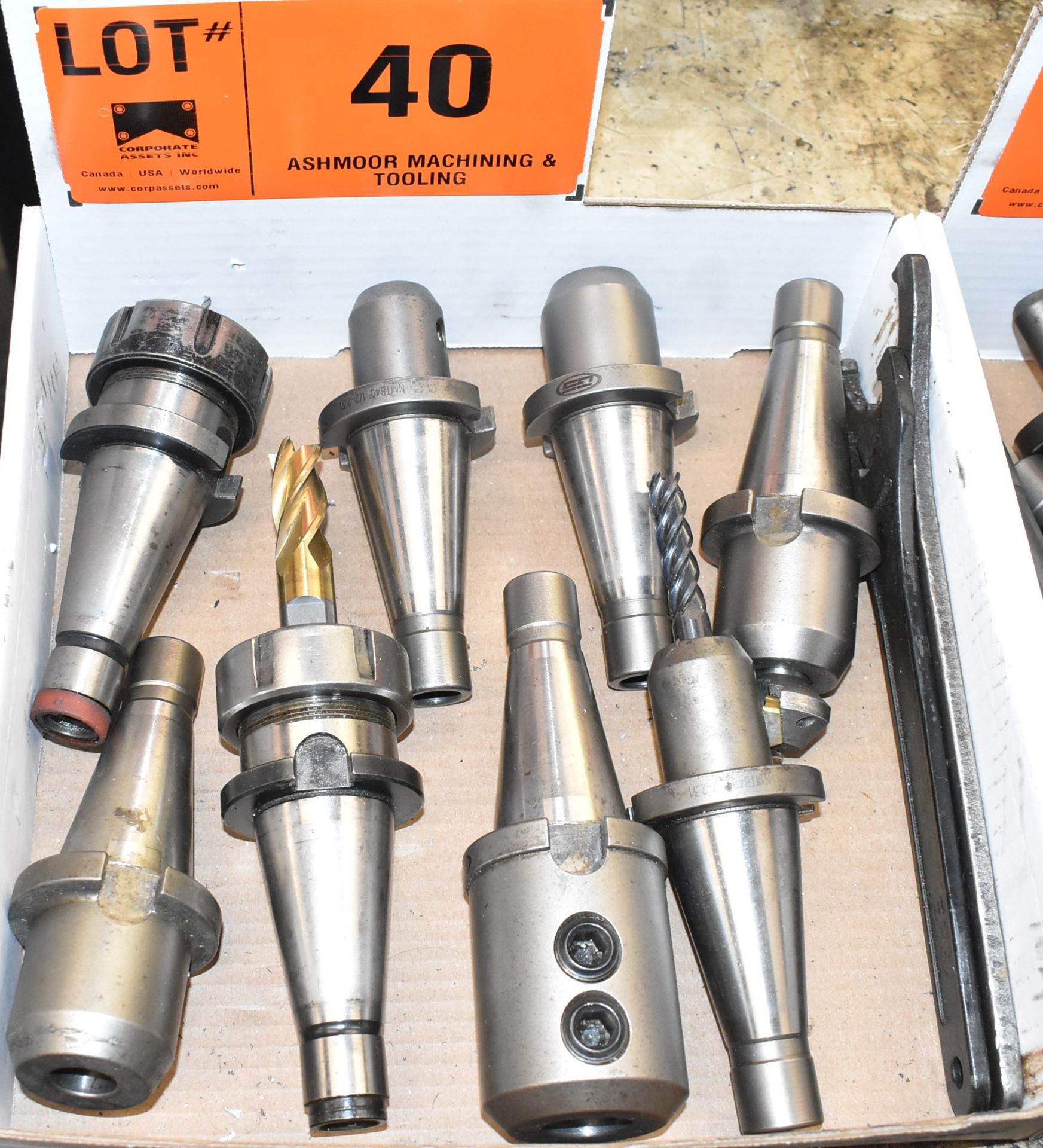 LOT/ 40 TAPER MILLING TOOL HOLDERS