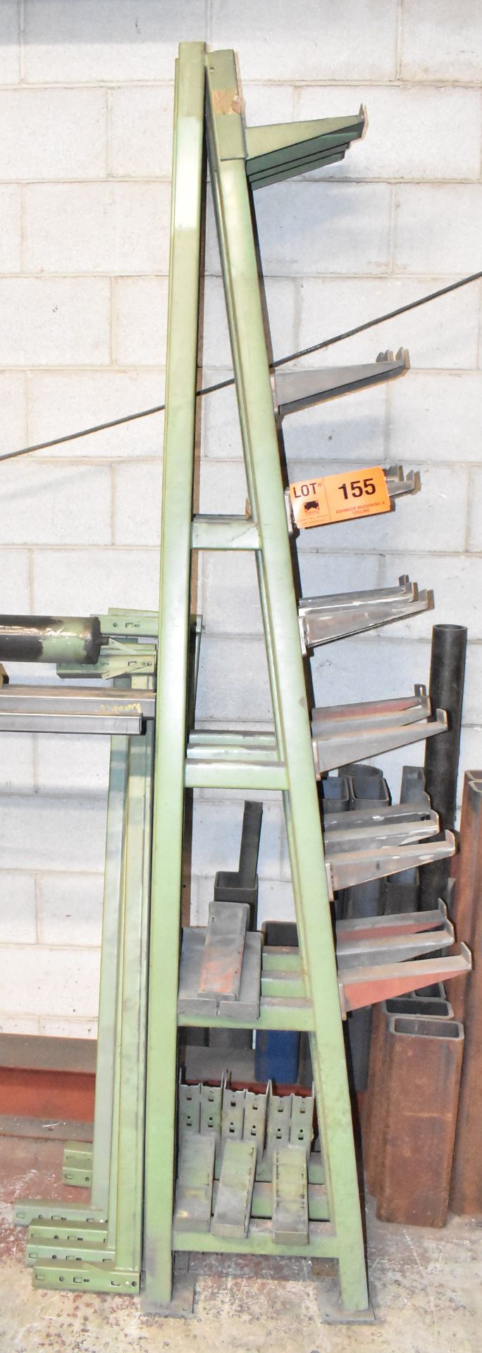 LOT/ A-FRAME MATERIAL RACK (DISASSEMBLED)