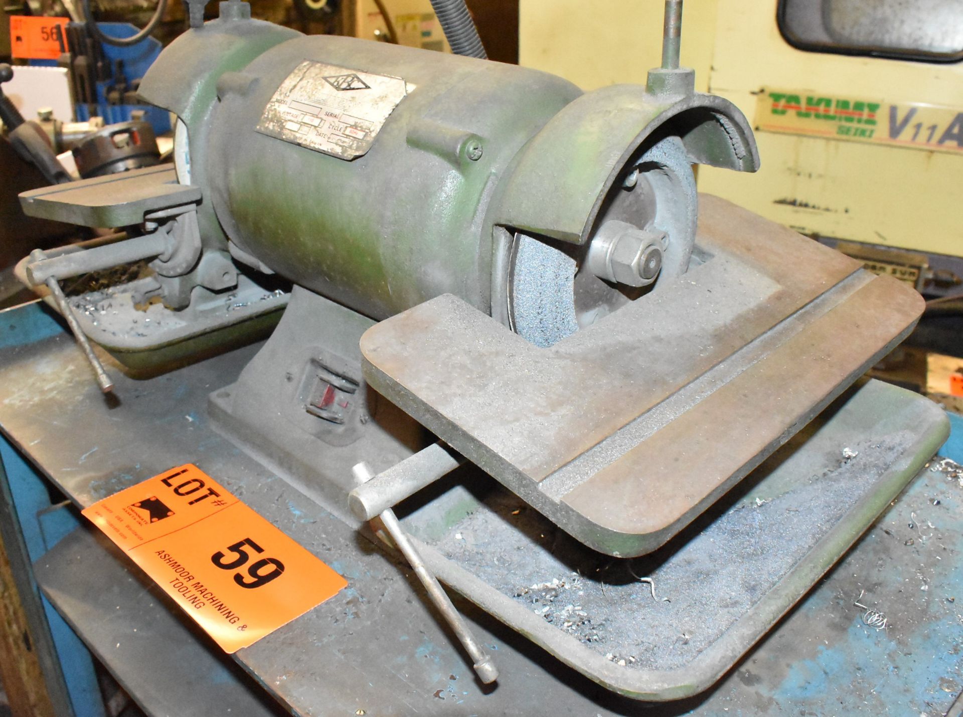 KBC 6" DOUBLE END BENCH GRINDER WITH CART - Image 3 of 4