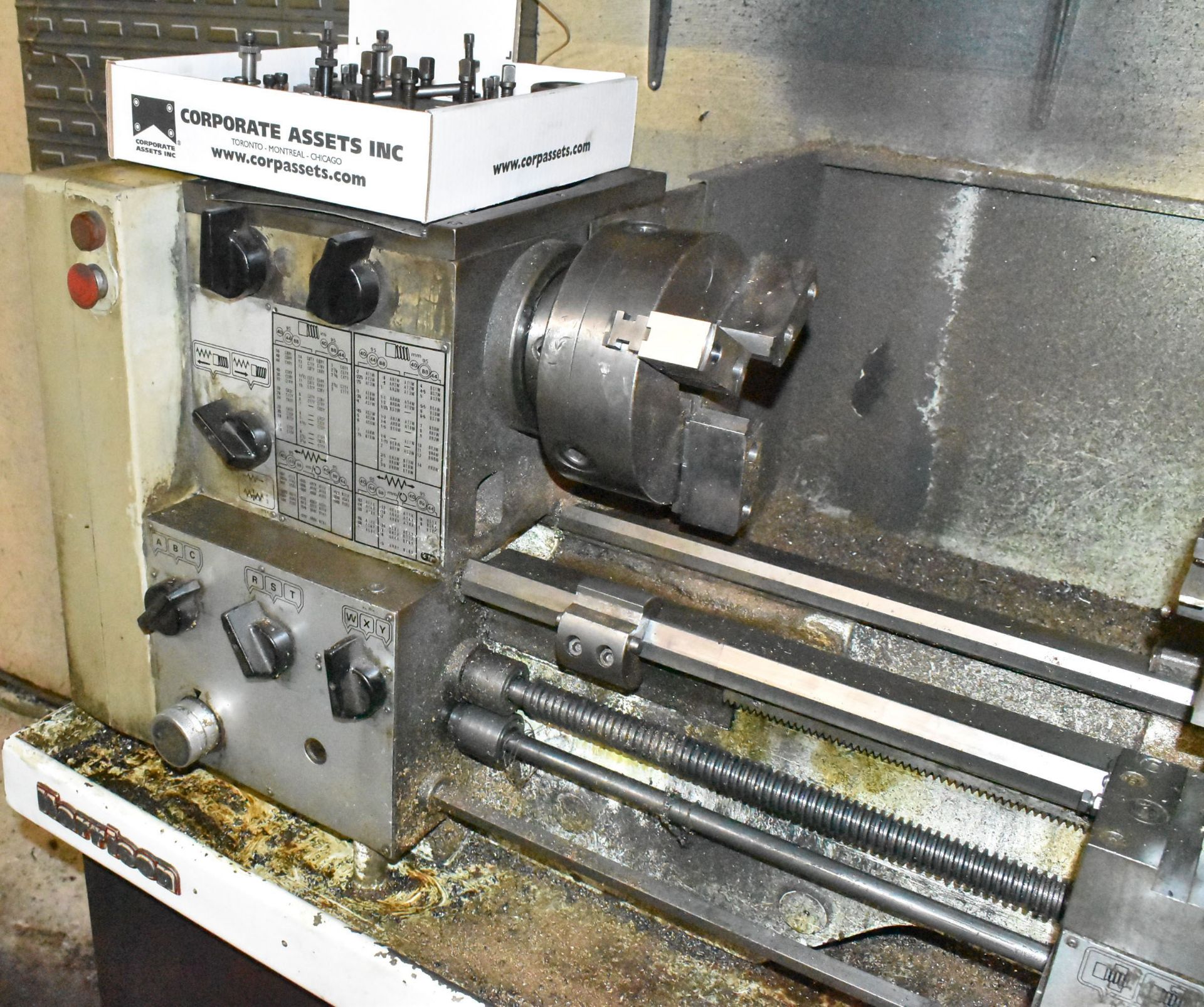 HARRISON GAP BED ENGINE LATHE WITH 12" SWING OVER BED, 40" BETWEEN CENTERS, 1.75" SPINDLE BORE, - Image 3 of 11