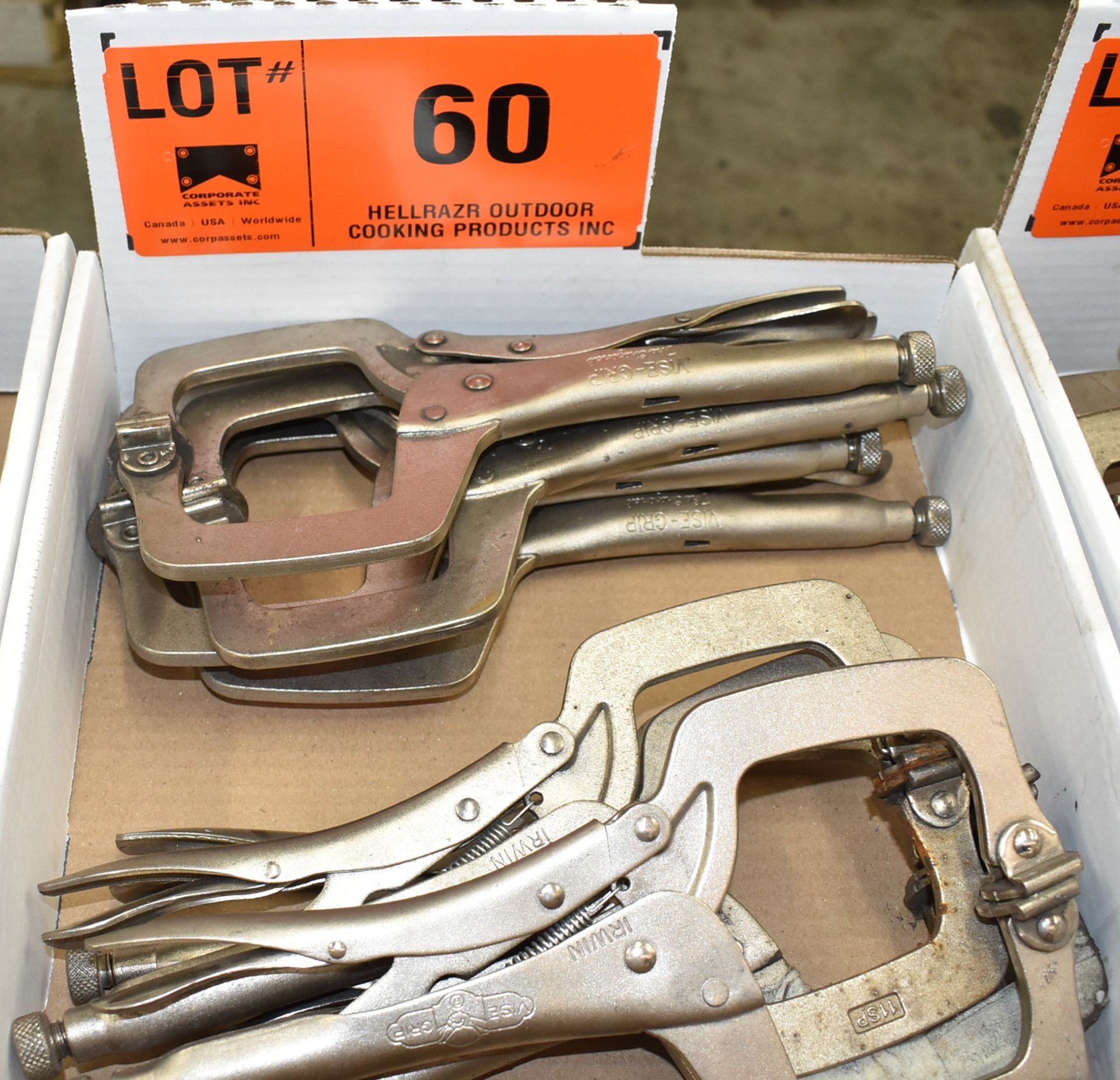 LOT/ WELDING VISE-GRIP CLAMPS