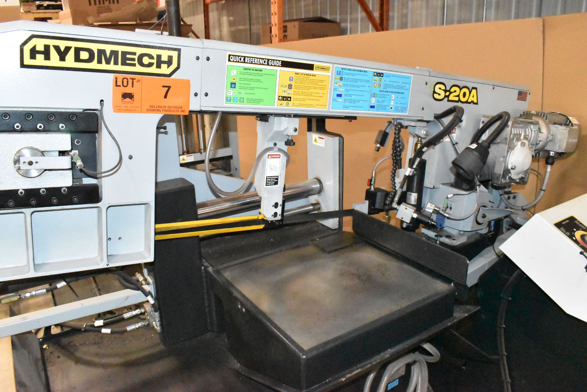 HYDMECH (2020) S-20A AUTOMATIC HORIZONTAL PIVOT BAND SAW WITH 12.9"X17.9" MAX. CAPACITY, EVOLUTION - Image 4 of 15