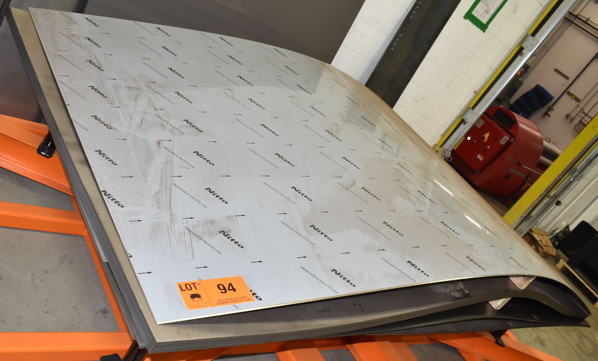 LOT/ 120"X60" USEABLE SHEET STEEL