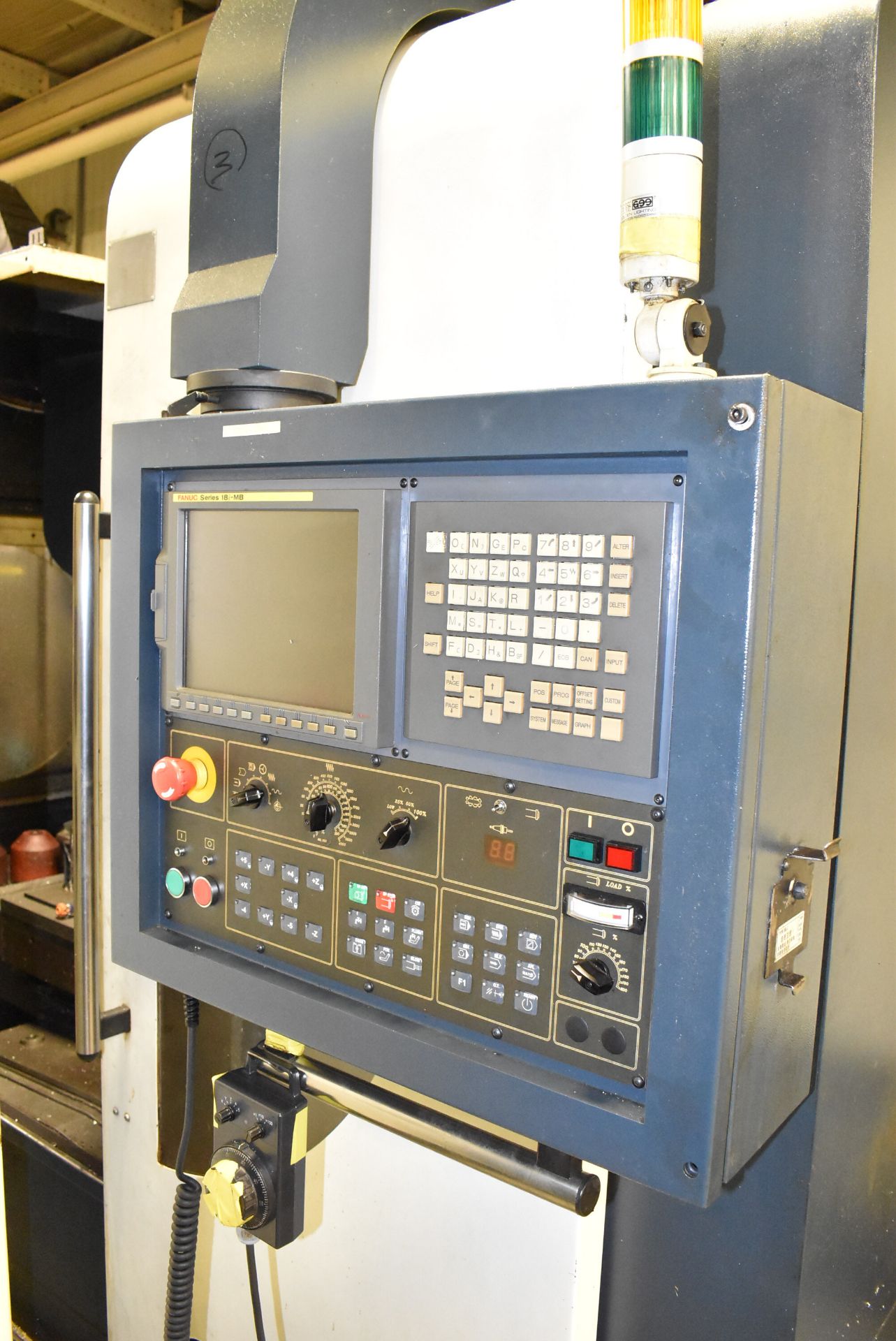 JOHNFORD (2007) SV-33 HIGH SPEED CNC VERTICAL MACHINING CENTER WITH FANUC SERIES 18I-MB CNC CONTROL, - Image 4 of 12