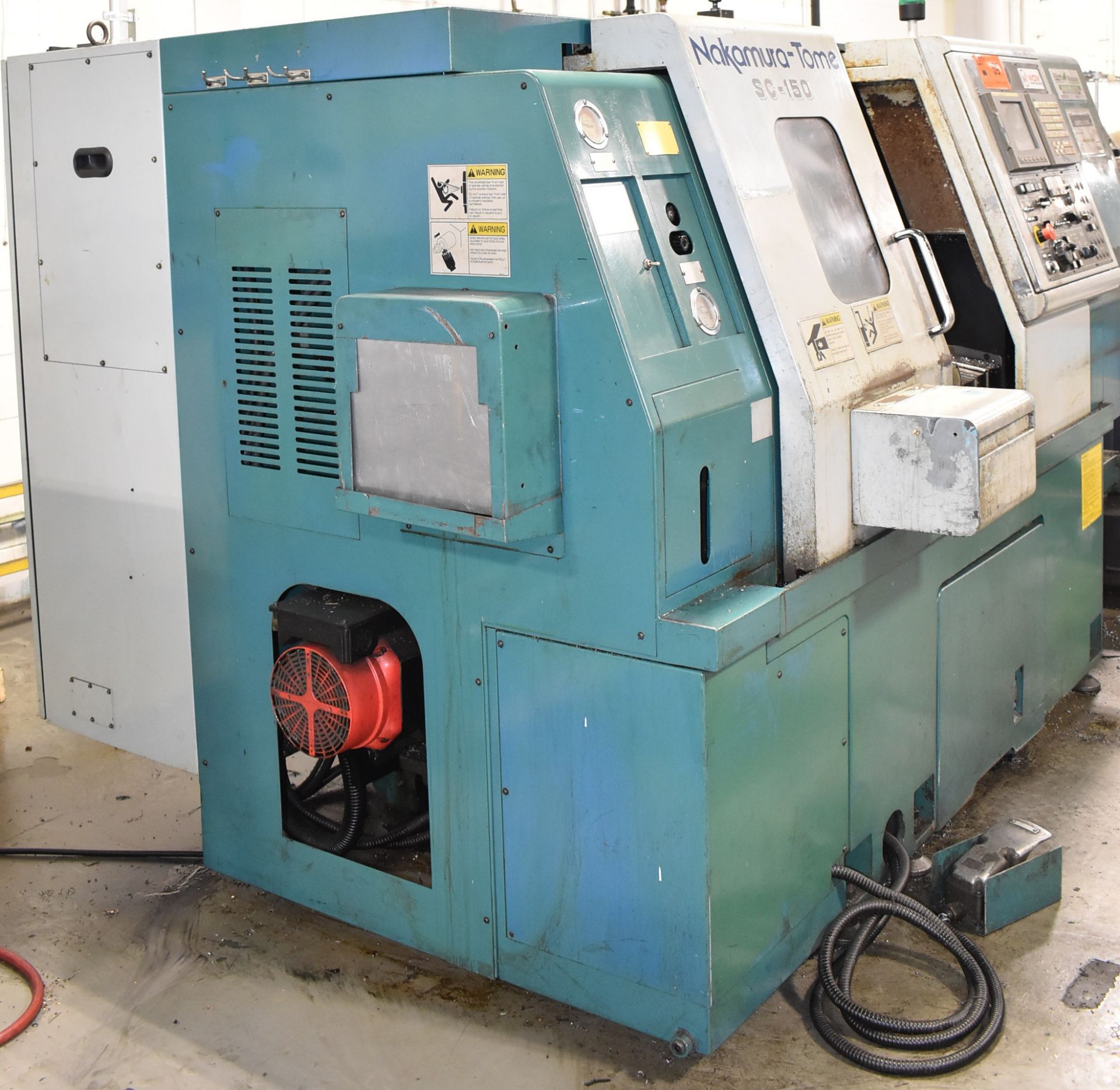 NAKAMURA-TOME SC-150 CNC TURNING CENTER WITH FANUC SERIES 18I-T CNC CONTROL, KITAGAWA 6" 3-JAW - Image 10 of 15