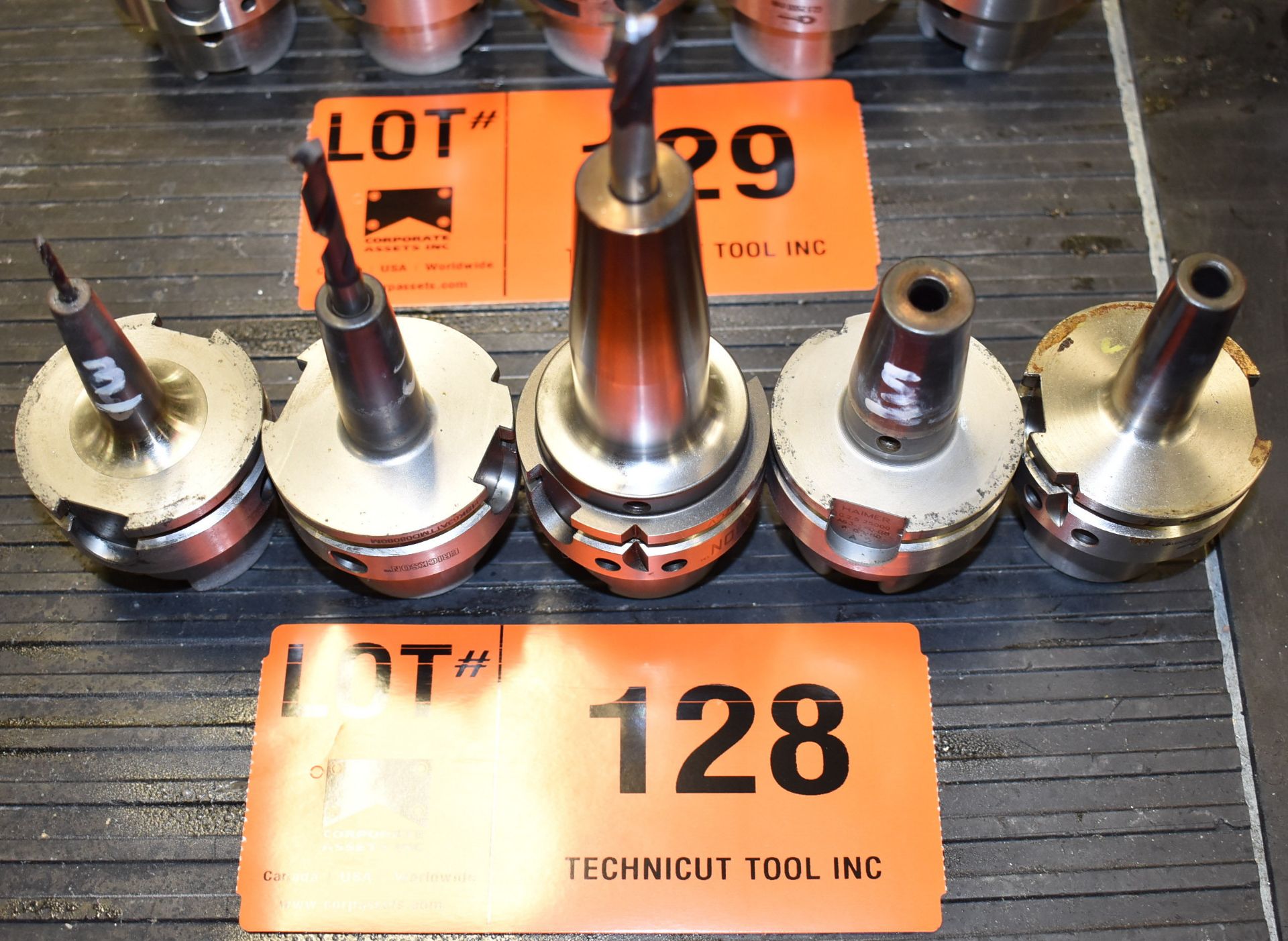 LOT/ (5) HSK 63 HEAT SHRINK TOOL HOLDERS (LOCATED AT 2285 AMBASSADOR DR, WINDSOR, ON)