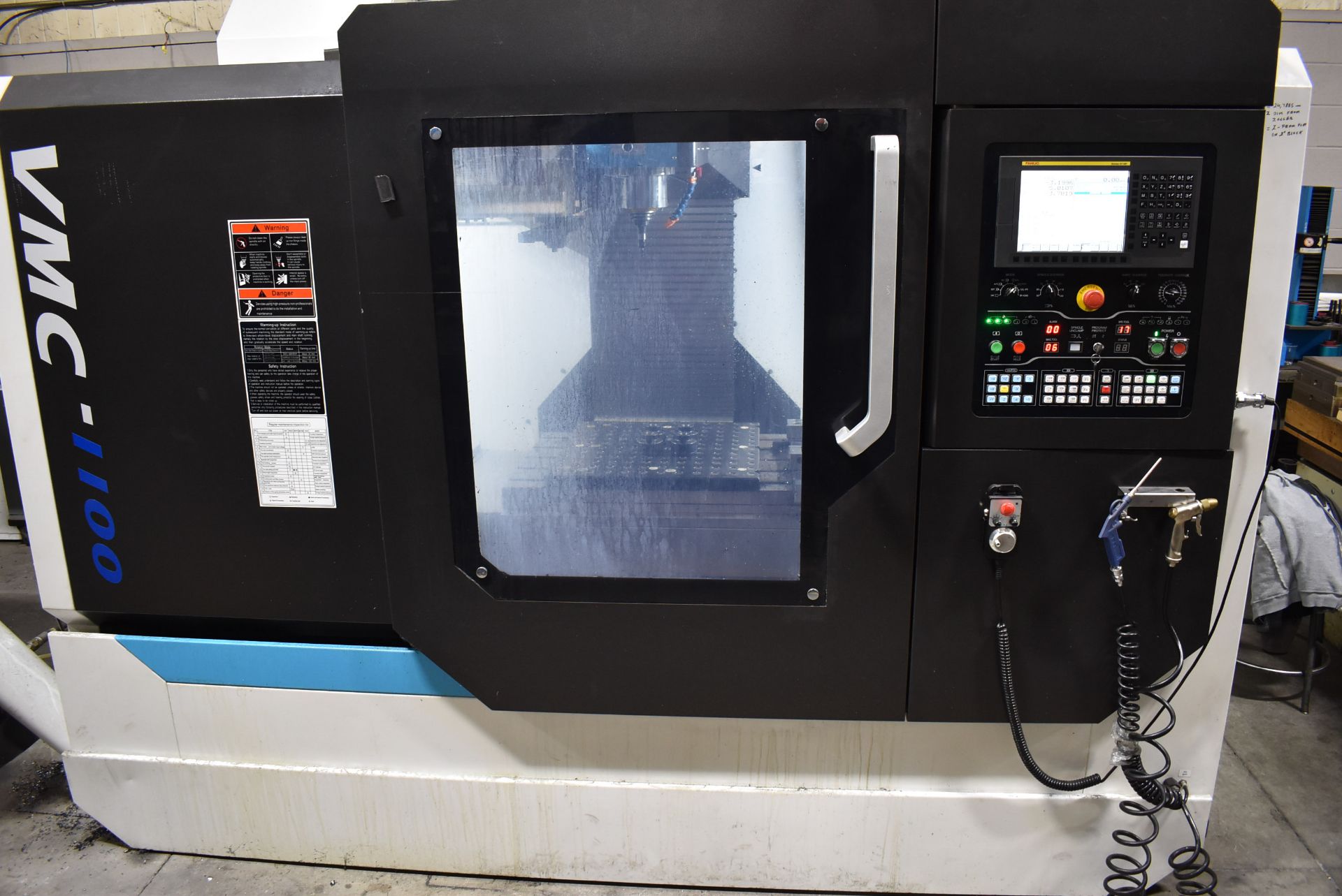 LMT (2019) VMC1100 CNC VERTICAL MACHINING CENTER WITH FANUC SERIES OI-MF CNC CONTROL, 43.31" X 23. - Image 4 of 22