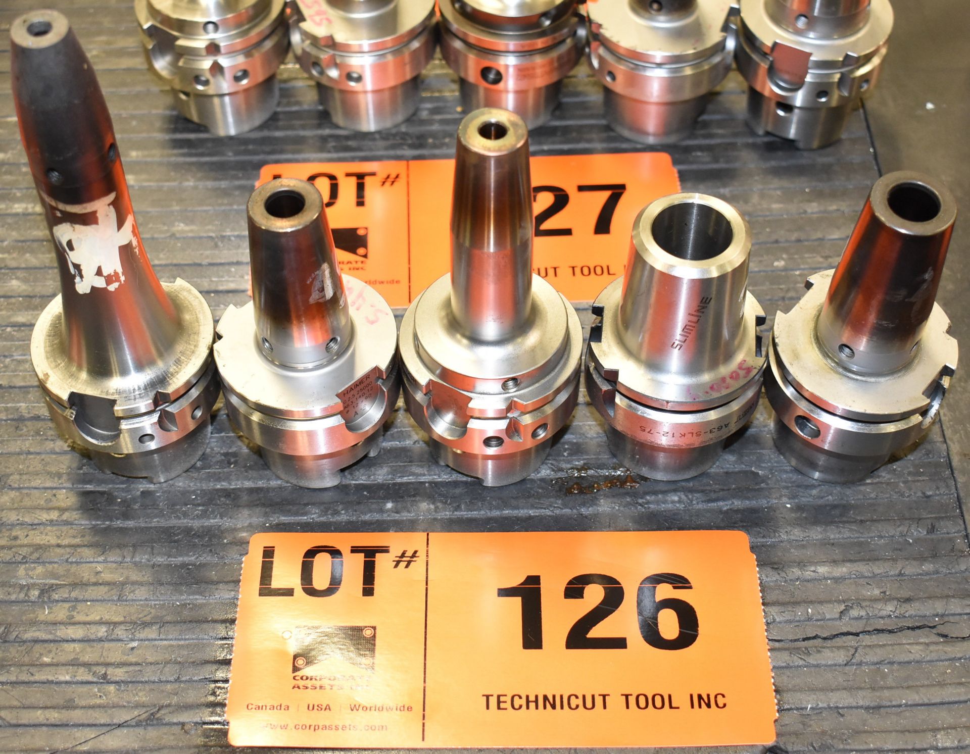 LOT/ (5) HSK 63 TOOL HOLDERS (LOCATED AT 2285 AMBASSADOR DR, WINDSOR, ON)