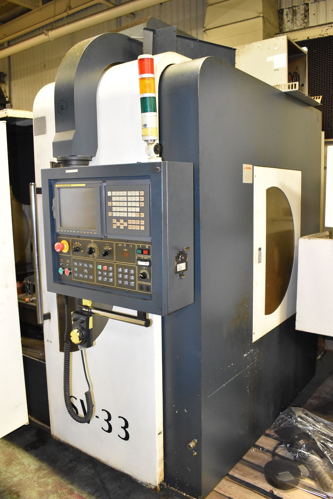 JOHNFORD (2007) SV-33 HIGH SPEED CNC VERTICAL MACHINING CENTER WITH FANUC SERIES 18I-MB CNC CONTROL, - Image 2 of 12