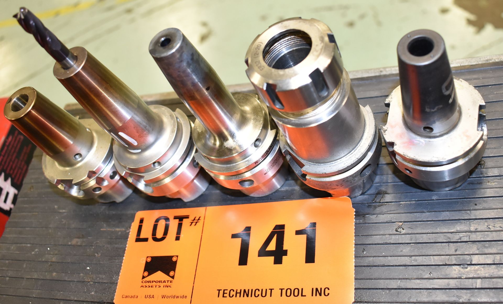 LOT/ (5) HSK 63 TOOL HOLDERS (LOCATED AT 2285 AMBASSADOR DR, WINDSOR, ON)