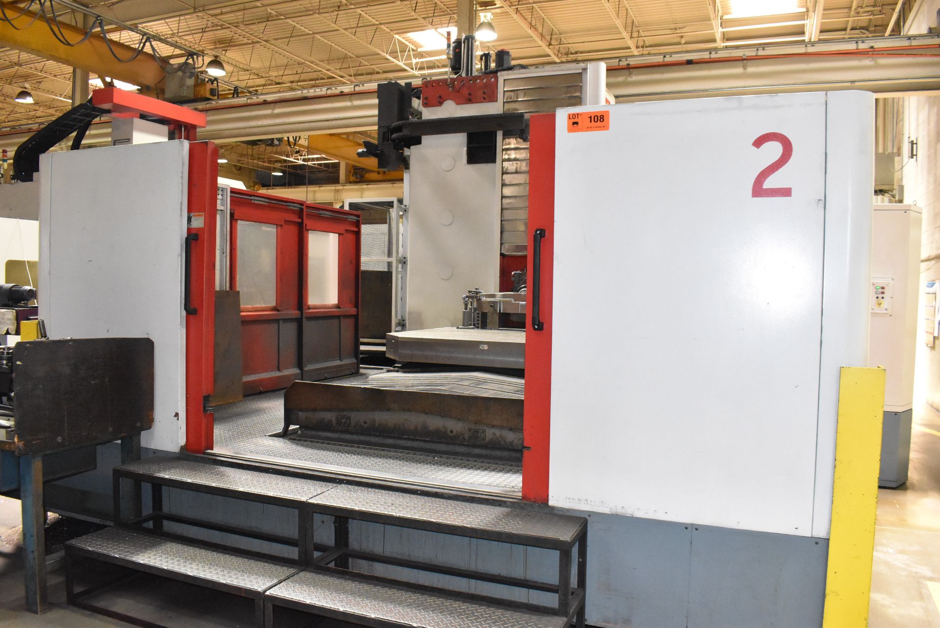 AWEA (2007) BL3018FM CNC HORIZONTAL BORING/MILLING MACHINE WITH FANUC SERIES 18I-MB CNC CONTROL, - Image 2 of 12