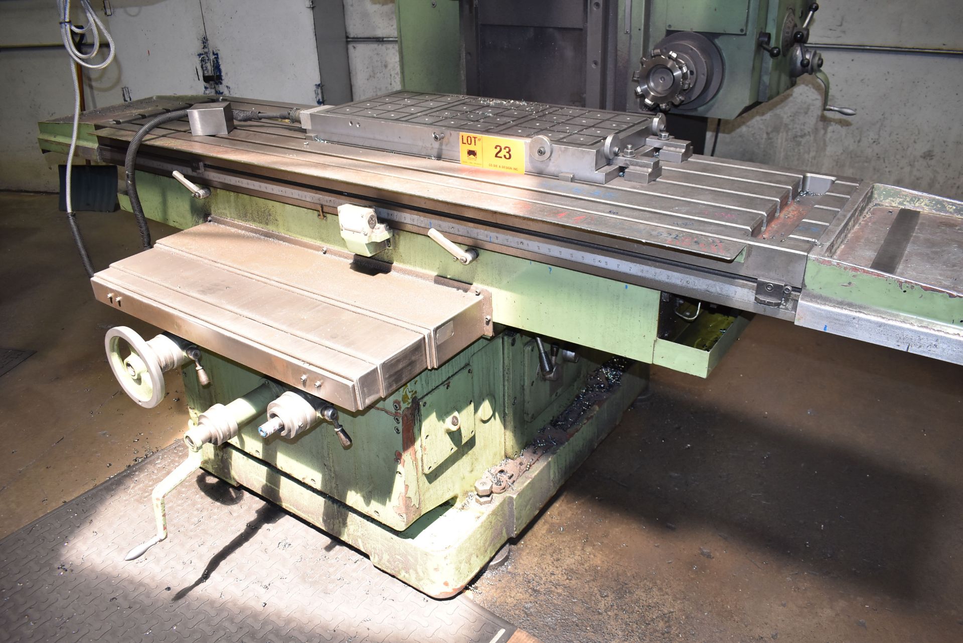 DAHLIH (2003) DL-V1600 BED-TYPE UNIVERSAL MILLING MACHINE WITH 82"X20" TABLE, TRAVELS: - Image 10 of 10