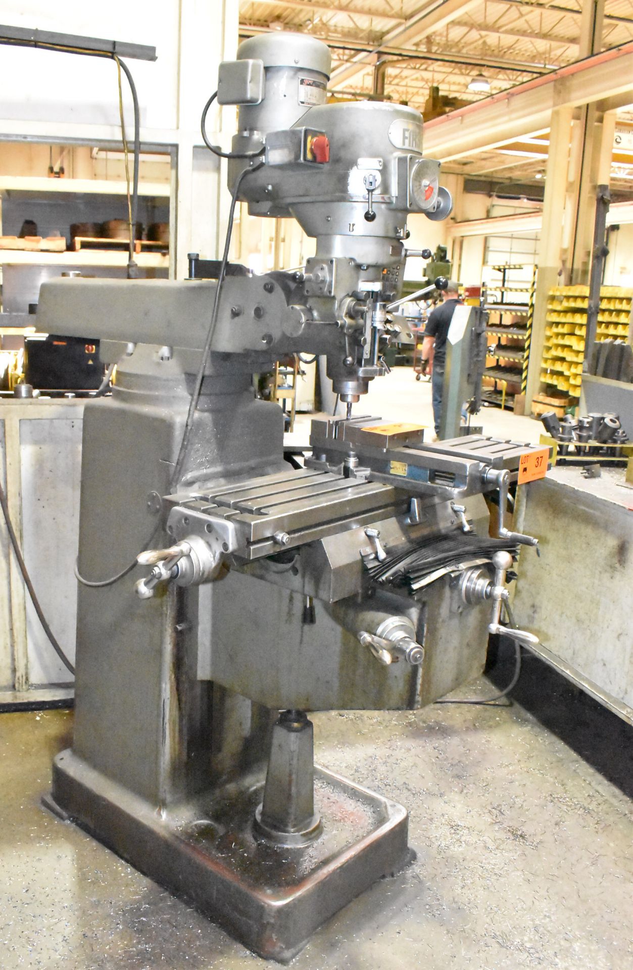 FIRST LC-185VS VERTICAL MILLING MACHINES WITH 50"X10" TABLE, SPEEDS TO 4500 RPM, HEIDENHAIN 2-AXIS - Image 8 of 8
