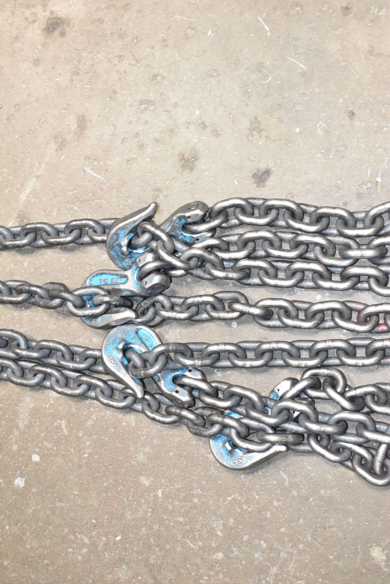 8’ 7” FOUR-POINT LIFTING CHAIN WITH 39,000 LB CAPACITY, S/N N/A - Image 2 of 5