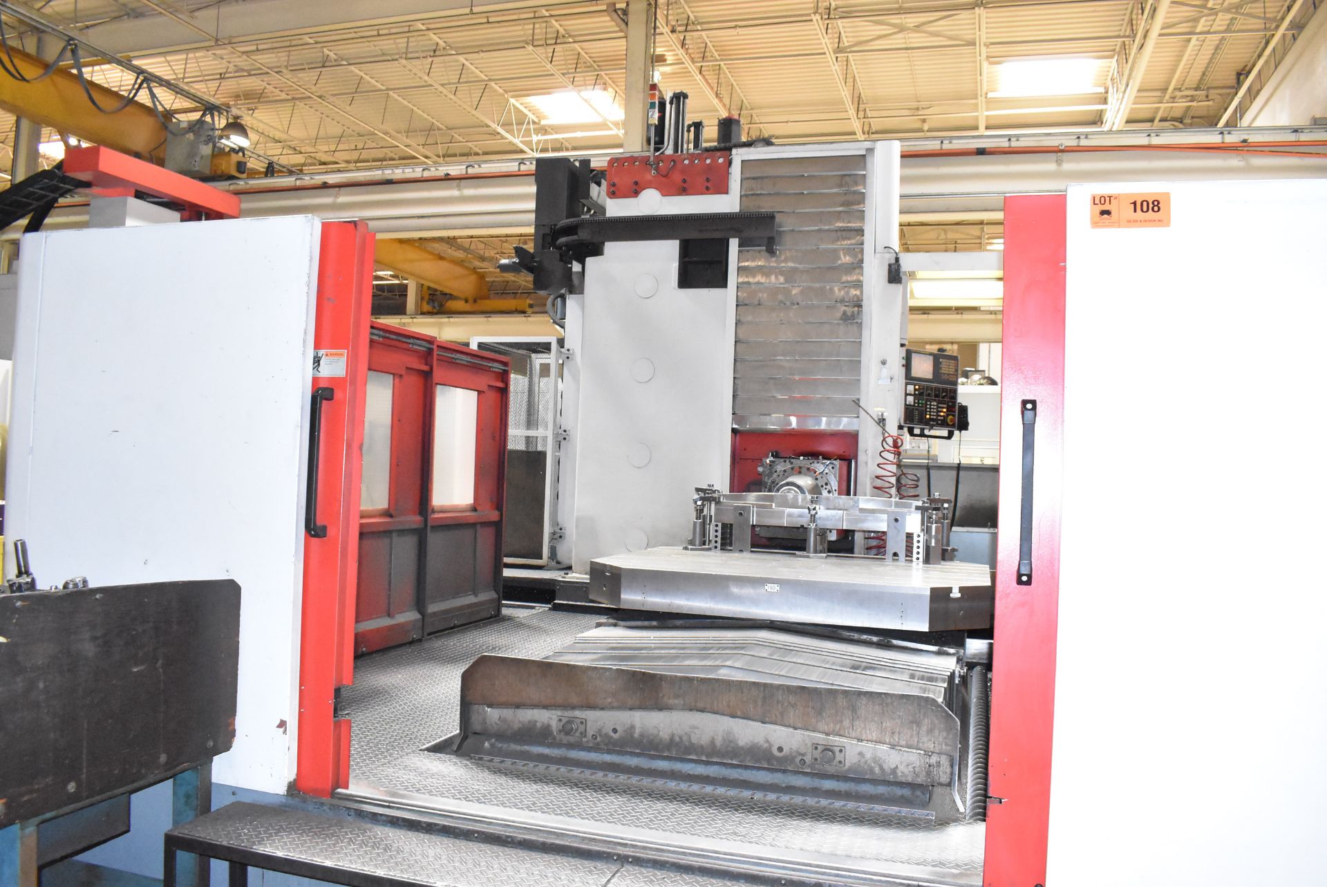 AWEA (2007) BL3018FM CNC HORIZONTAL BORING/MILLING MACHINE WITH FANUC SERIES 18I-MB CNC CONTROL, - Image 3 of 12