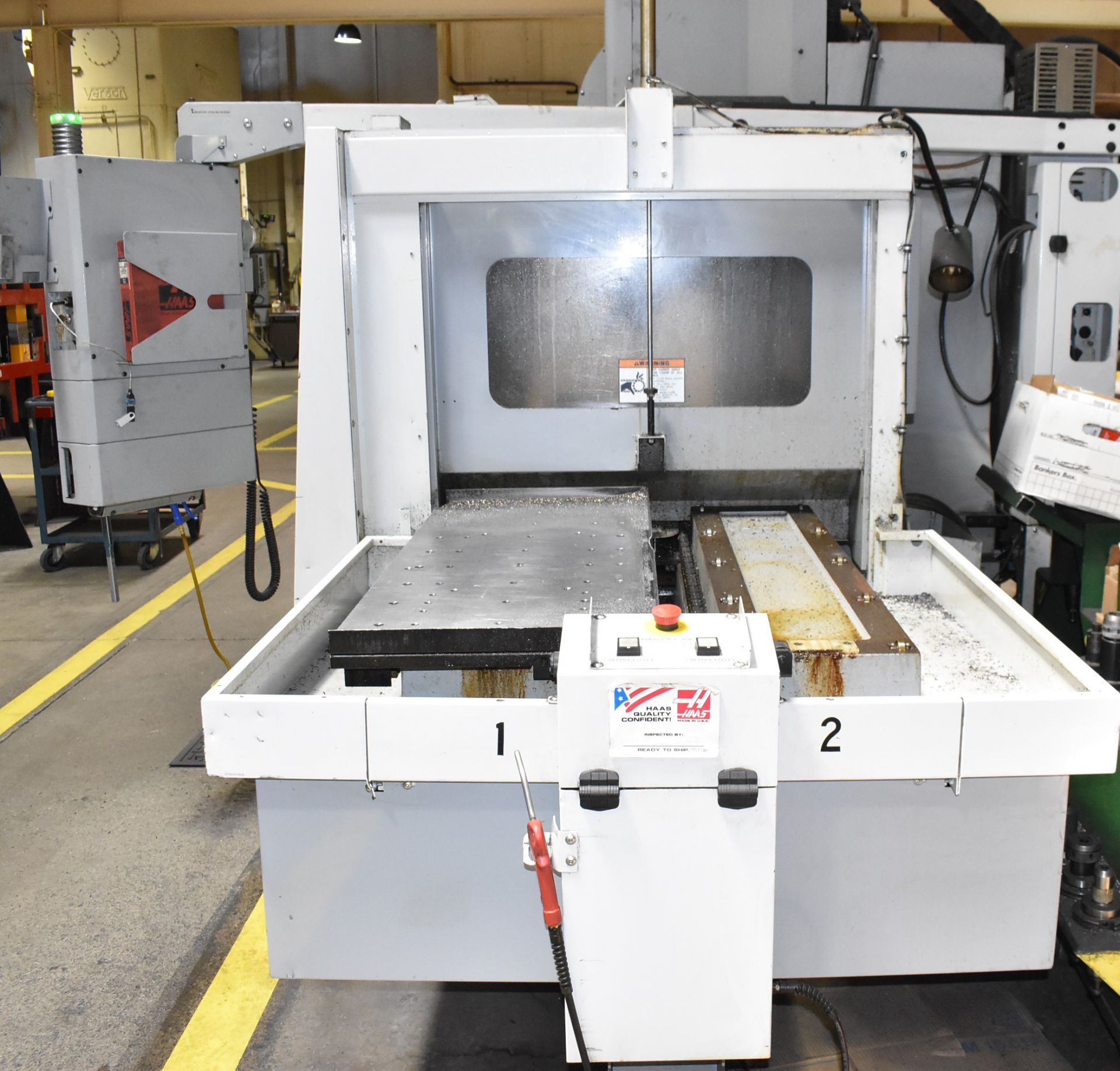 HAAS (2004) VF-3D APC HIGH-SPEED CNC TWIN PALLET VERTICAL MACHINING CENTER WITH HAAS CNC CONTROL, ( - Image 10 of 11