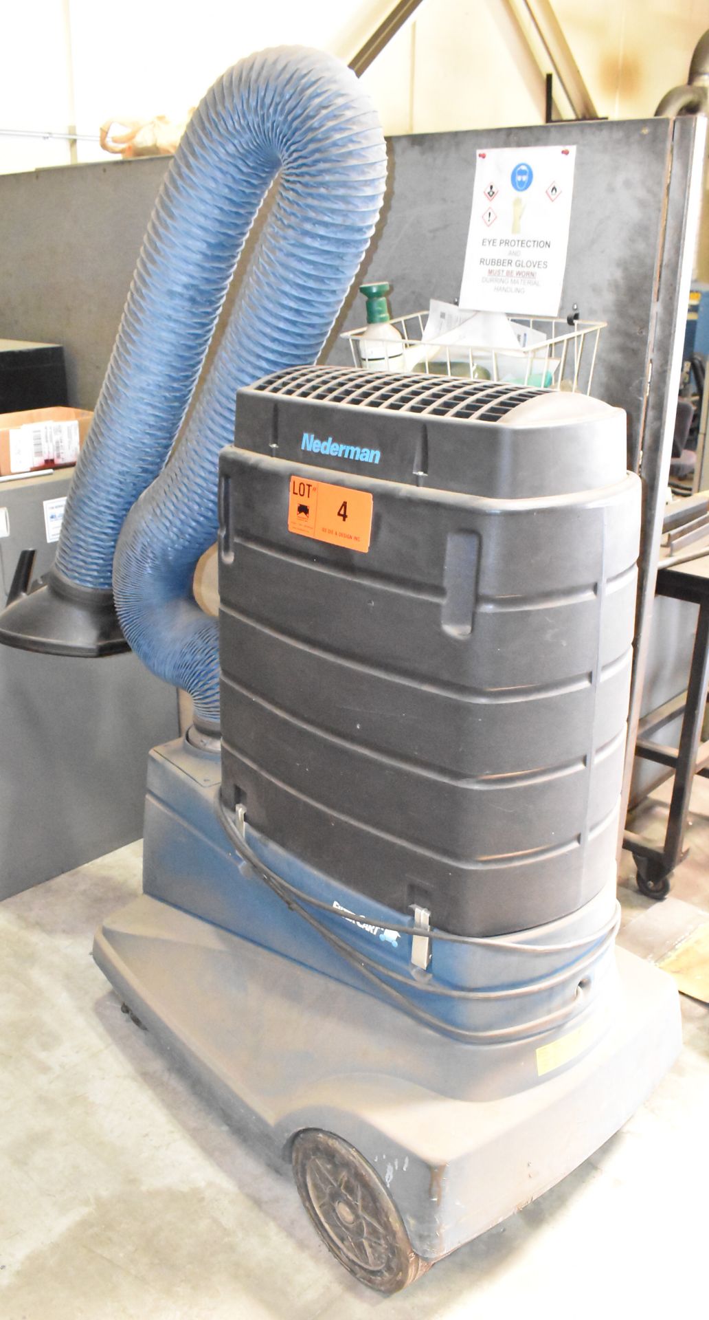 NEDERMAN (2006) FILTERCART PORTABLE WELDING FUME EXTRACTOR WITH OVERHEAD EXTENSION ARM, S/N: N/A - Image 2 of 6