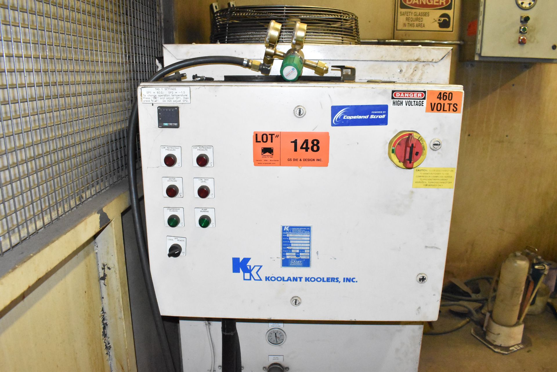 KOOLANT KOOLERS LIQUID CHILLER, S/N N/A (CI) [RIGGING FEES FOR LOT #148 - $250 USD PLUS APPLICABLE - Image 3 of 4