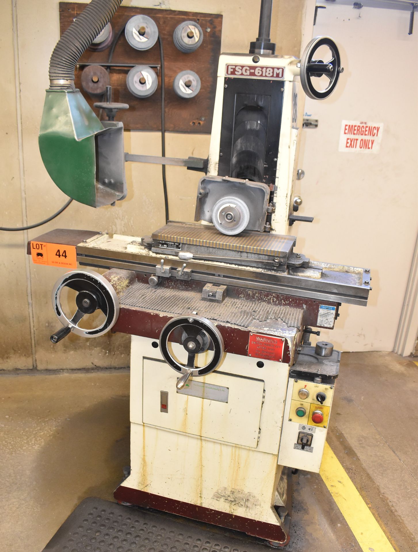 CHEVALIER FSG-618M CONVENTIONAL SURFACE GRINDERS WITH 6"X18" MAGNETIC CHUCK, 8" WHEEL, S/N: A386B057