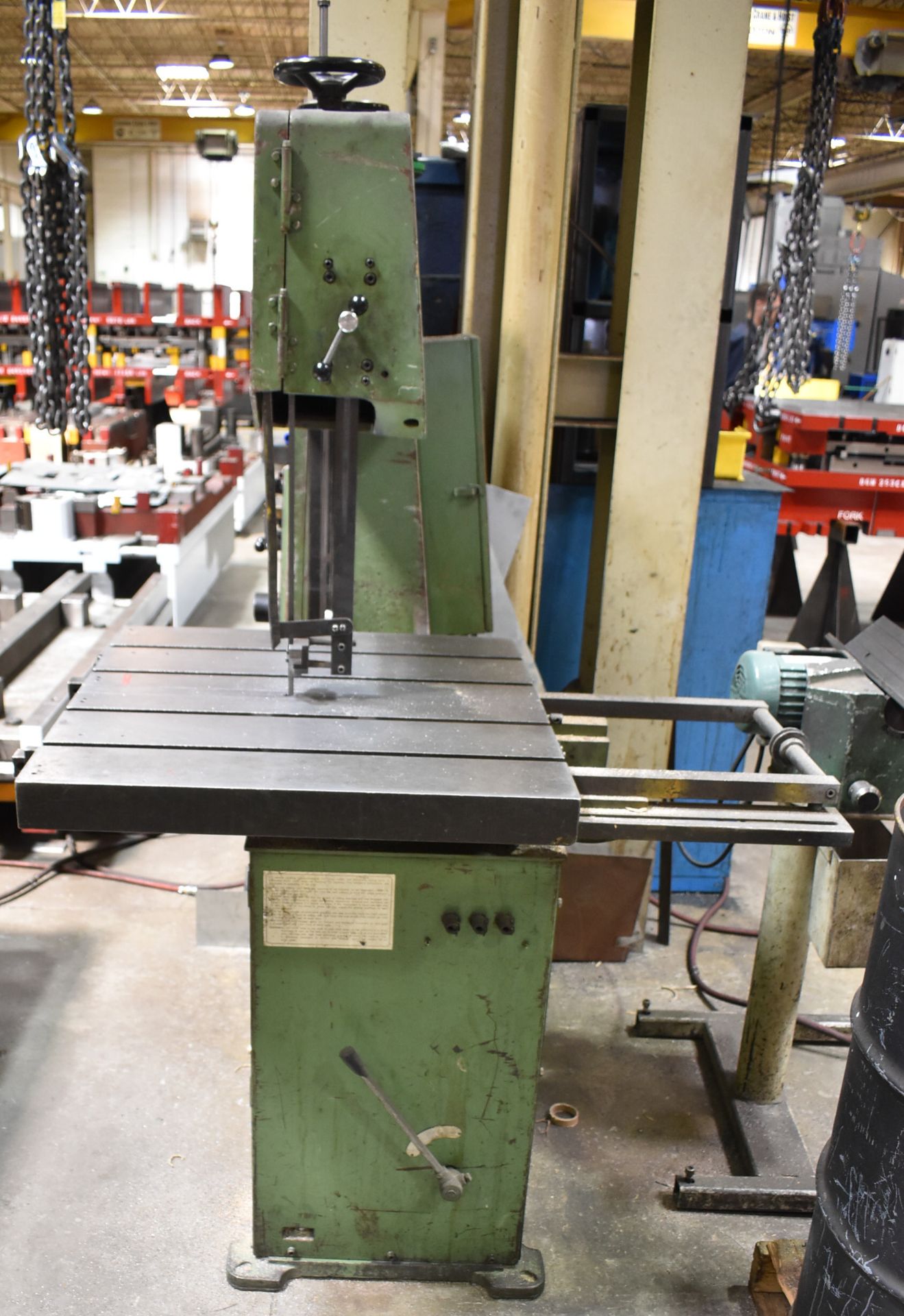 T-JAW 700D VERTICAL BAND SAW WITH 29"X27" TABLE, 28" THROAT, 15" MAX. WORKPIECE HEIGHT, BLADE - Image 8 of 8