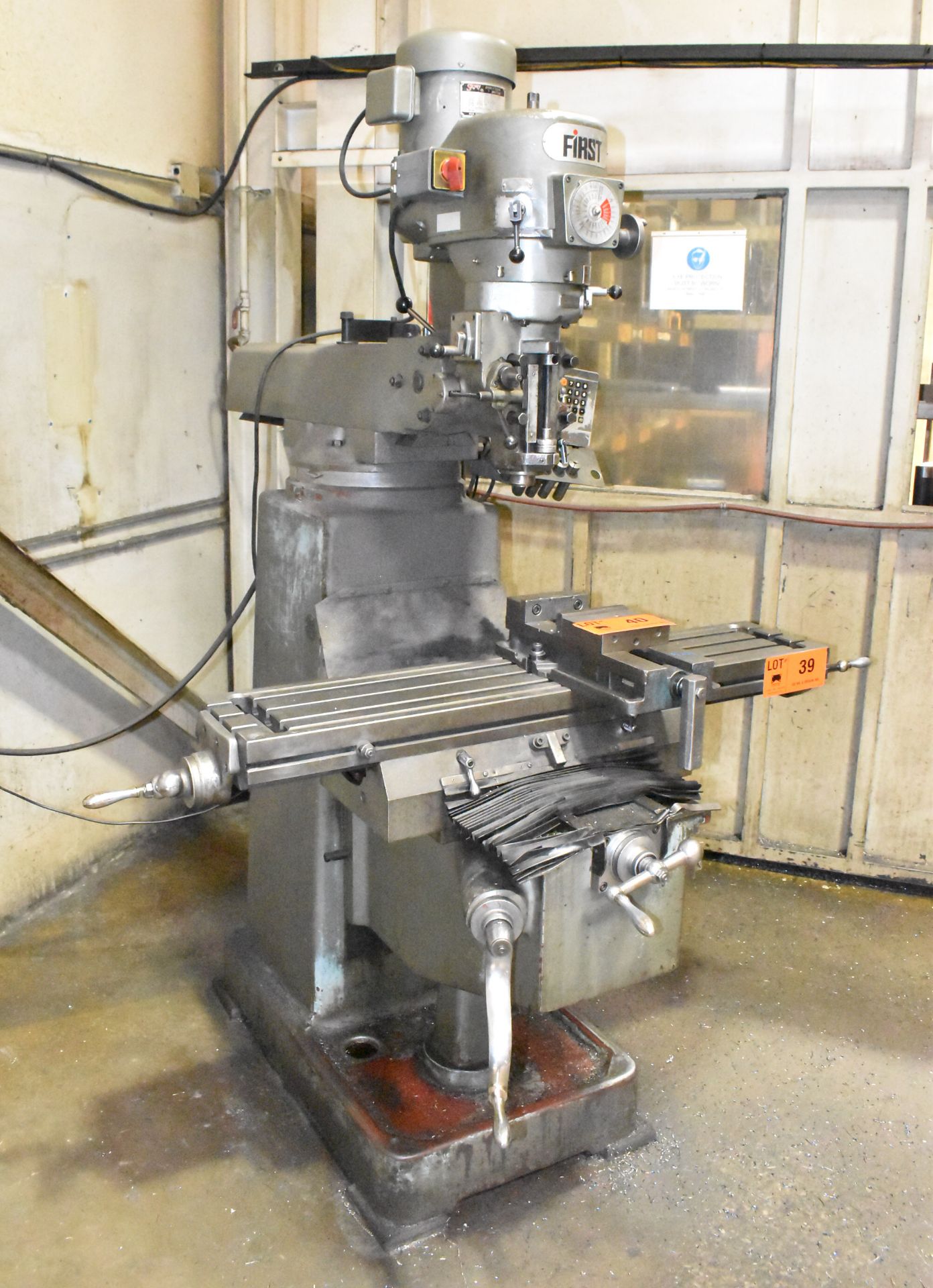 FIRST LC-185VS VERTICAL MILLING MACHINES WITH 50"X10" TABLE, SPEEDS TO 4500 RPM, HEIDENHAIN 2-AXIS - Image 6 of 6