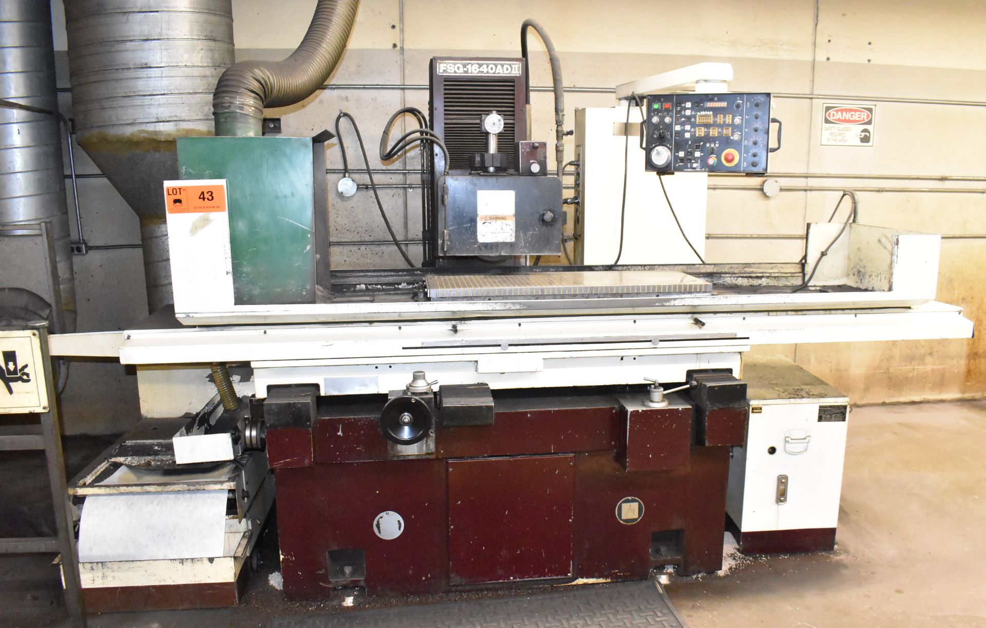 CHEVALIER FSG-16040ADII HYDRAULIC SURFACE GRINDER WITH 16"X40" ELECTROMAGNETIC CHUCK, INCREMENTAL - Image 2 of 12