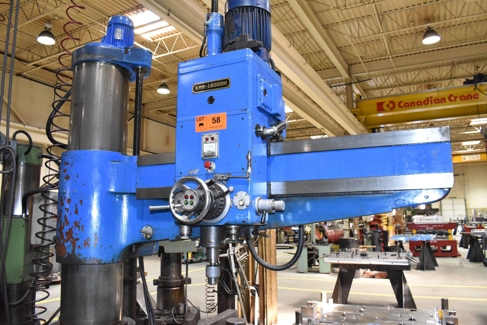 KAO MING KMR-1600DH 6' RADIAL ARM DRILLS WITH SPEEDS TO 1380 RPM, 66" COLUMN, 36" TRAVEL ON - Image 4 of 5