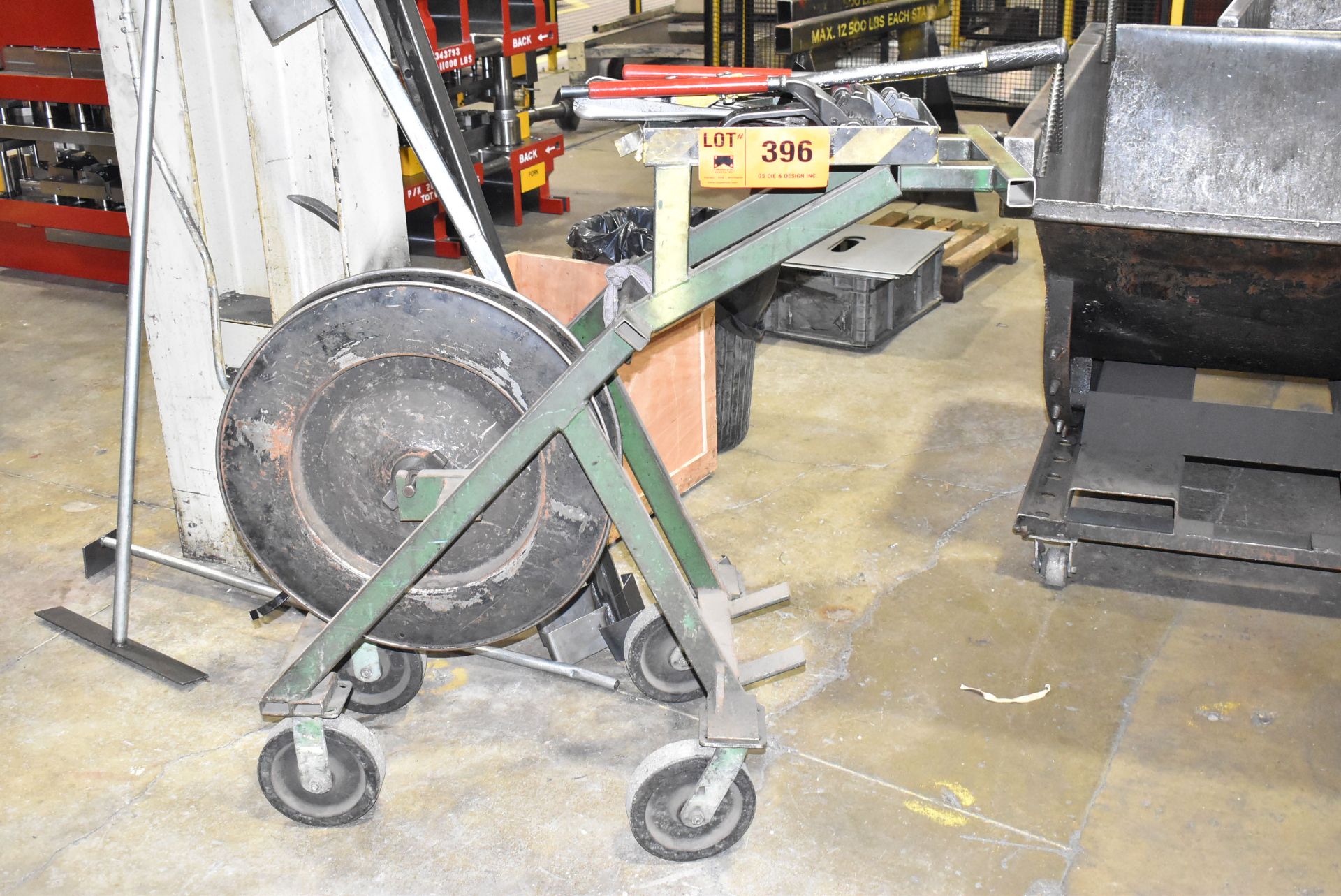 LOT/ BANDING CART WITH TOOLS