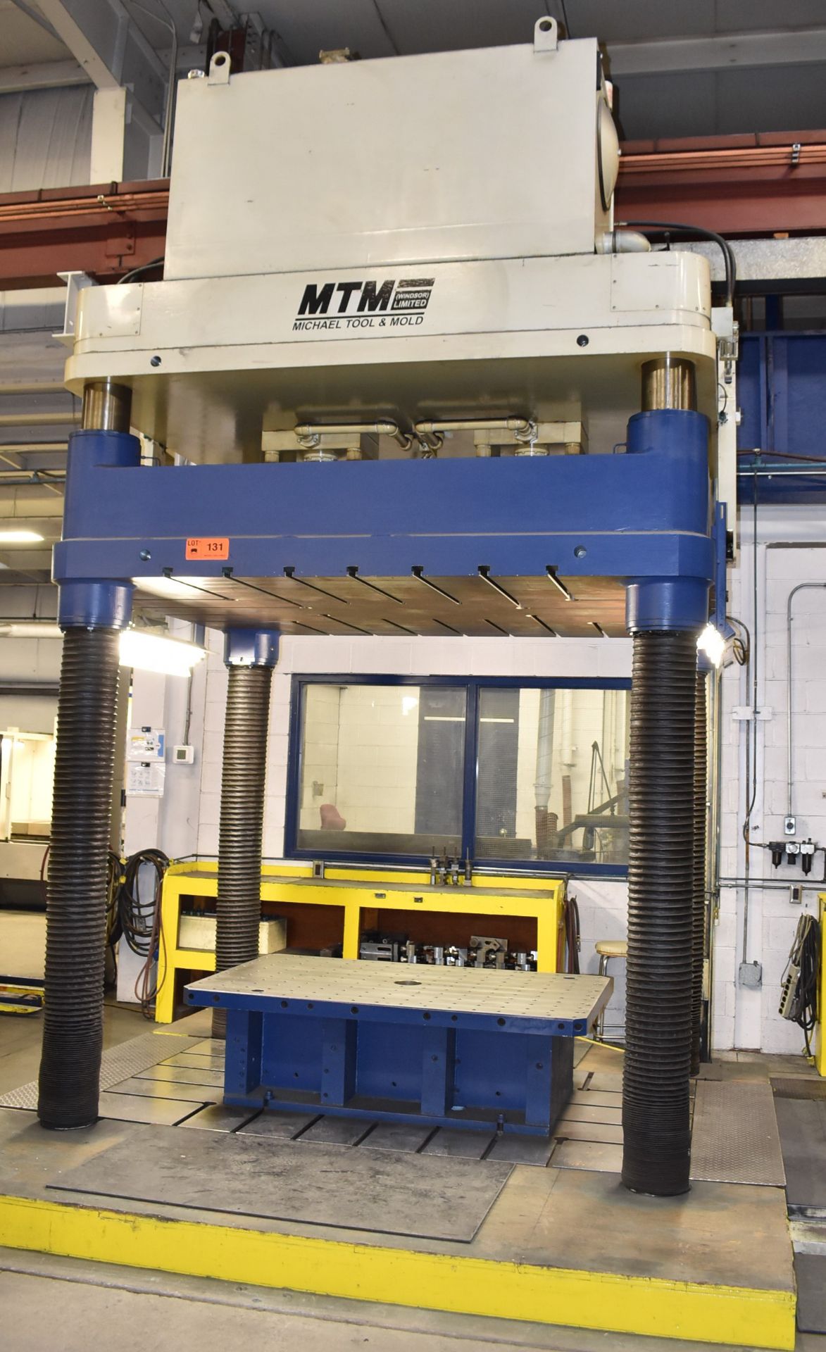 MAYSON 7757 200 TON 4-POST HYDRAULIC DIE SPOTTING PRESS WITH CONVENTIONAL CONTROL, 44" X 68" BOX - Image 3 of 8