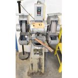 FORD-SMITH 41-P 2 HP DOUBLE END PEDESTAL GRINDER, 550V/3PH/60HZ, S/N M064-2 (CI)[RIGGING FEE FOR LOT