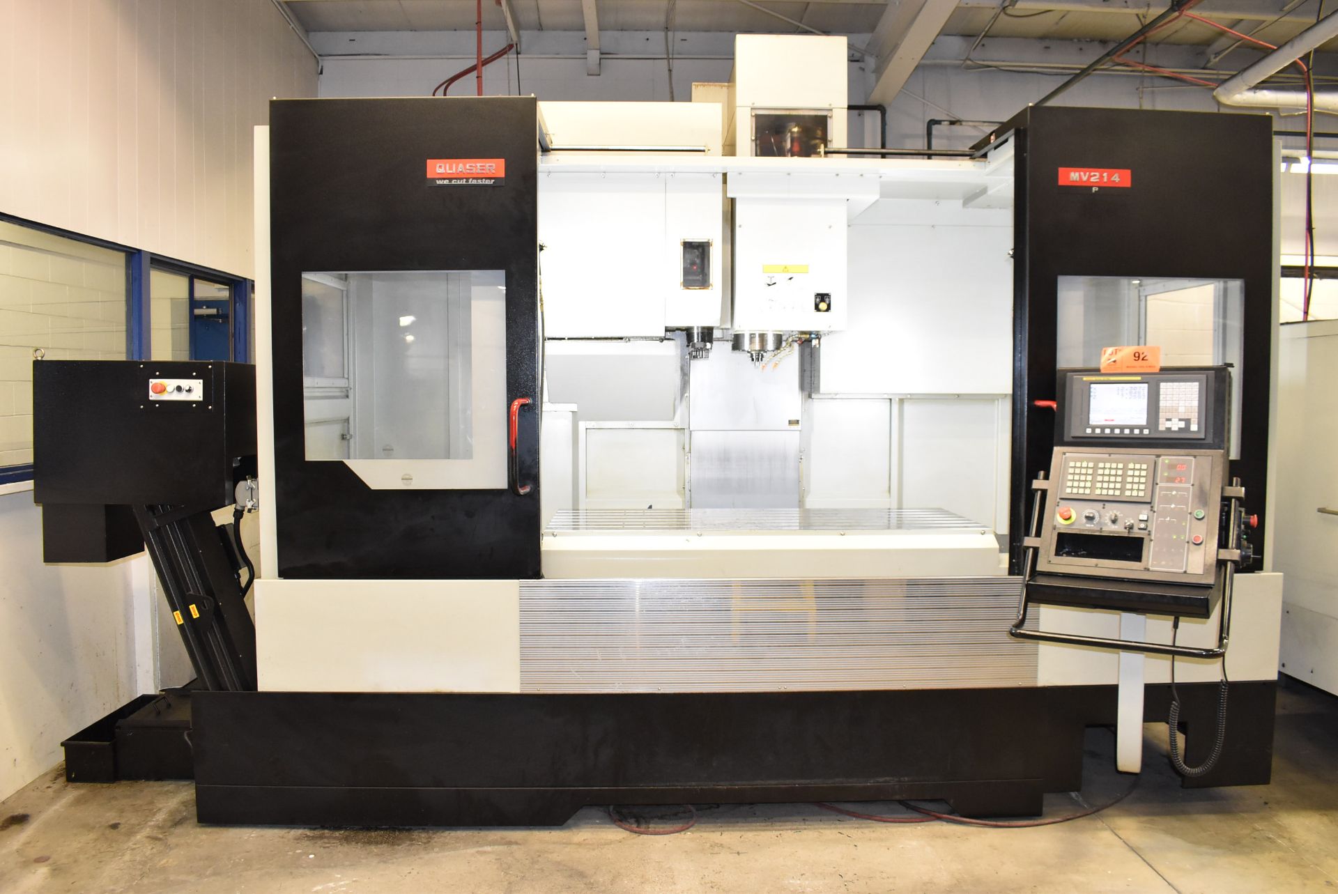 QUASER (2015) MV214P/12B HIGH-SPEED CNC VERTICAL MACHINING CENTER WITH FANUC SERIES OI-MD CNC