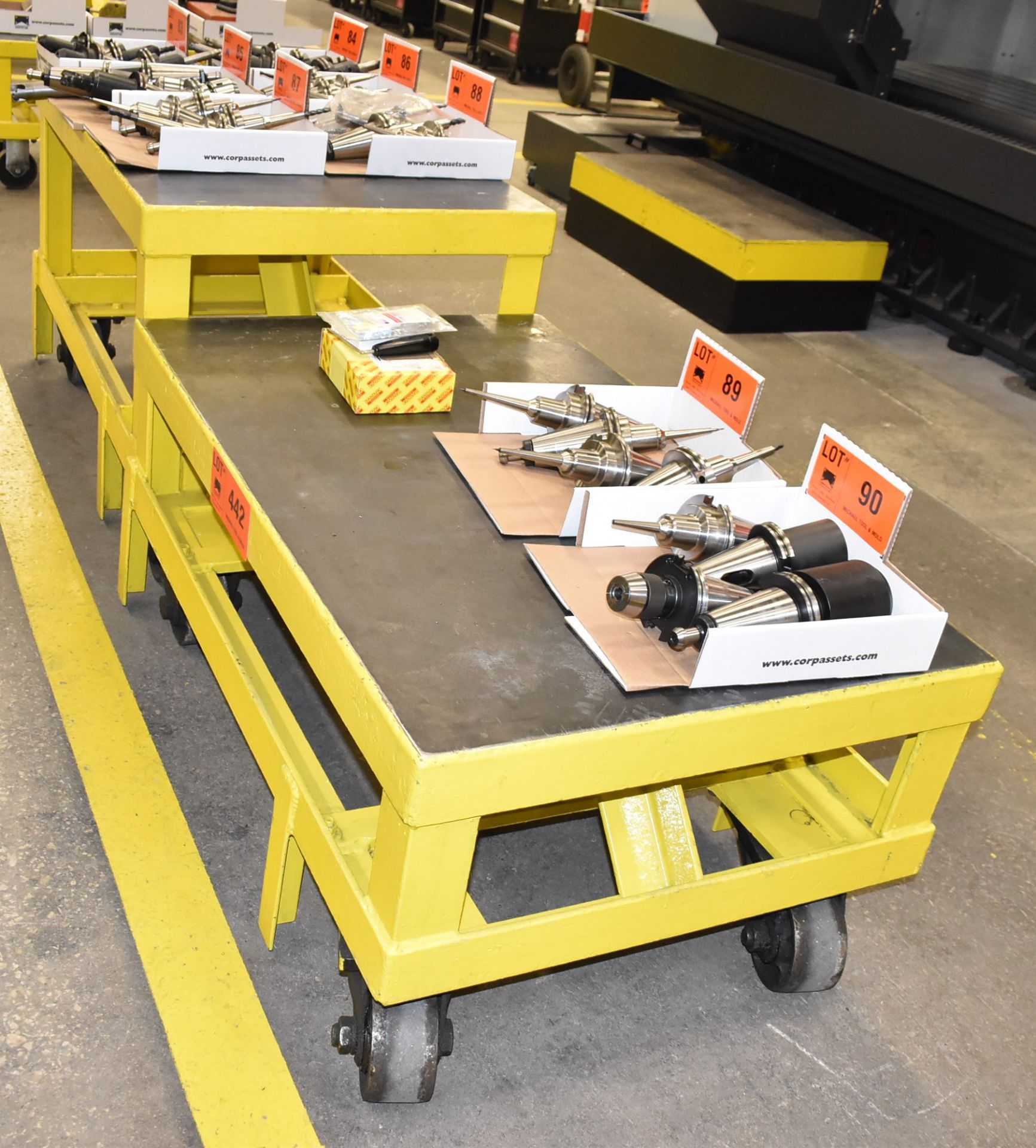 LOT/ (2) HEAVY-DUTY ROLLING SHOP CARTS - Image 2 of 2