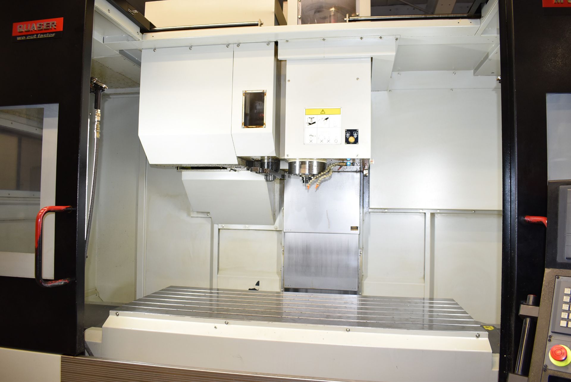 QUASER (2015) MV214P/12B HIGH-SPEED CNC VERTICAL MACHINING CENTER WITH FANUC SERIES OI-MD CNC - Image 2 of 16