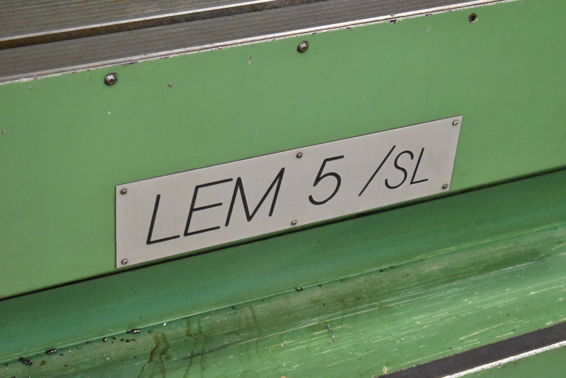 FPT LEM5/SL CNC UNIVERSAL BED-TYPE BORING & MILLING MACHINE WITH HEIDENHAIN CNC CONTROL, 5" - Image 10 of 14
