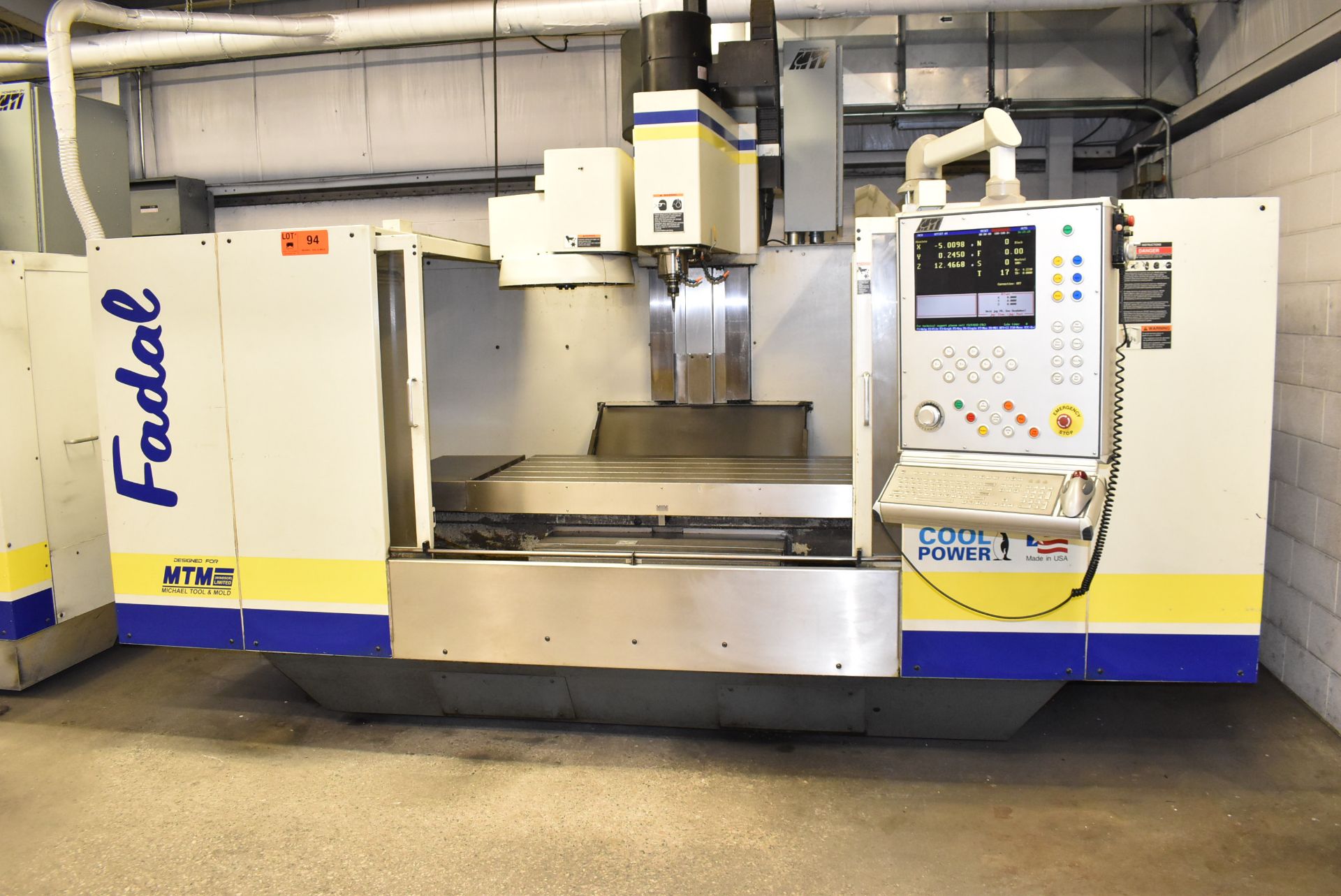 FADAL (R&R 2001) VMC-6030 CNC VERTICAL MACHINING CENTER WITH WINDOWS-PC BASED MTI CNC CONTROL, 62" X - Image 6 of 8