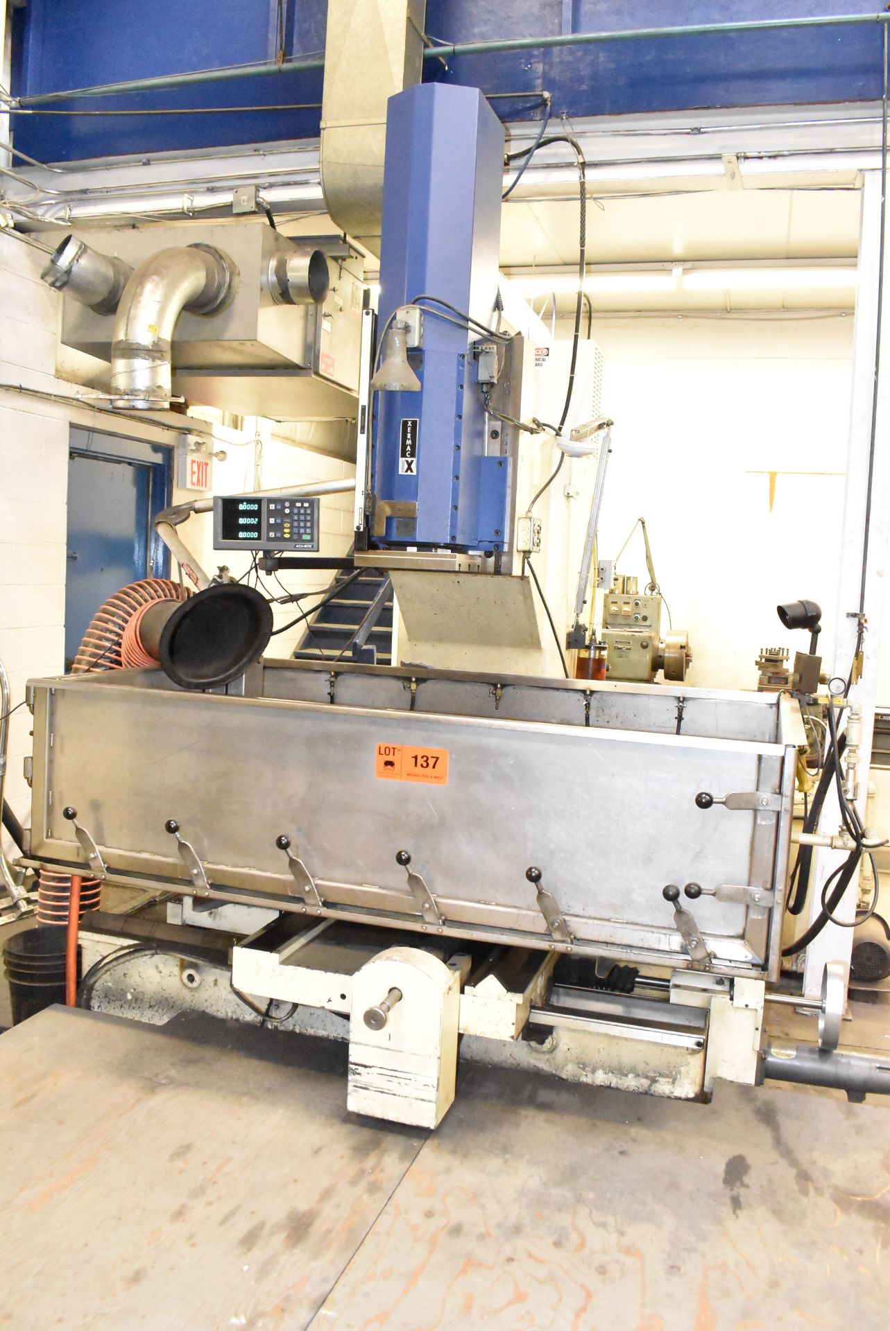 XERMAC SERVOTECH POWEREDM SINKER TYPE EDM WITH PRECISION EDM PRODUCTS D-150 CONTROL, 24" X 36" - Image 3 of 13