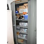 LOT/ HIGHBOY CABINET WITH CONTENTS - INCLUDING SIEMENS IPCS, ARCNET ACTIVE HUBS, ELECTRICAL