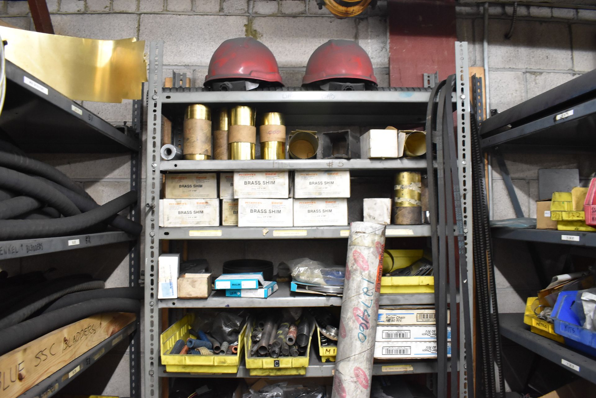 LOT/ (6) SECTIONS OF STEEL SHELVING WITH CONTENTS - INCLUDING NP-3 SPARE PARTS, DYNARIC SPARE PARTS, - Image 26 of 46