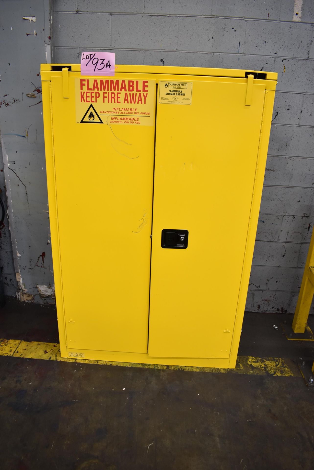 ULINE VERTICAL FIRE PROOF CABINET - Image 2 of 4