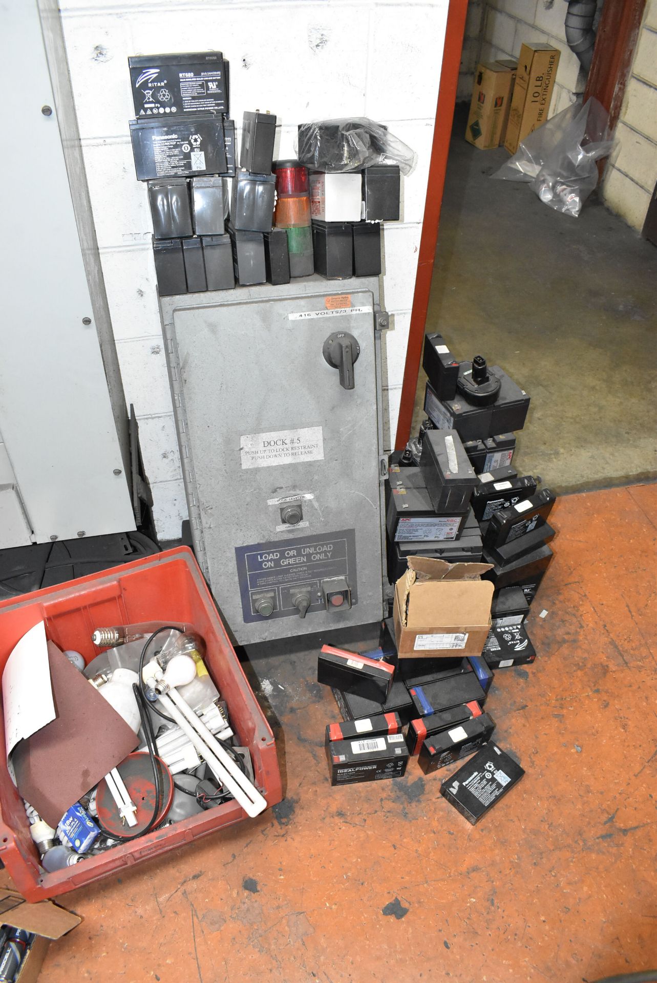 LOT/ REMAINING CONTENTS OF ELECTRICAL ROOM CONSISTING OF BREAKER/FUSE PANELS, DISCONNECT BOX, - Image 2 of 4