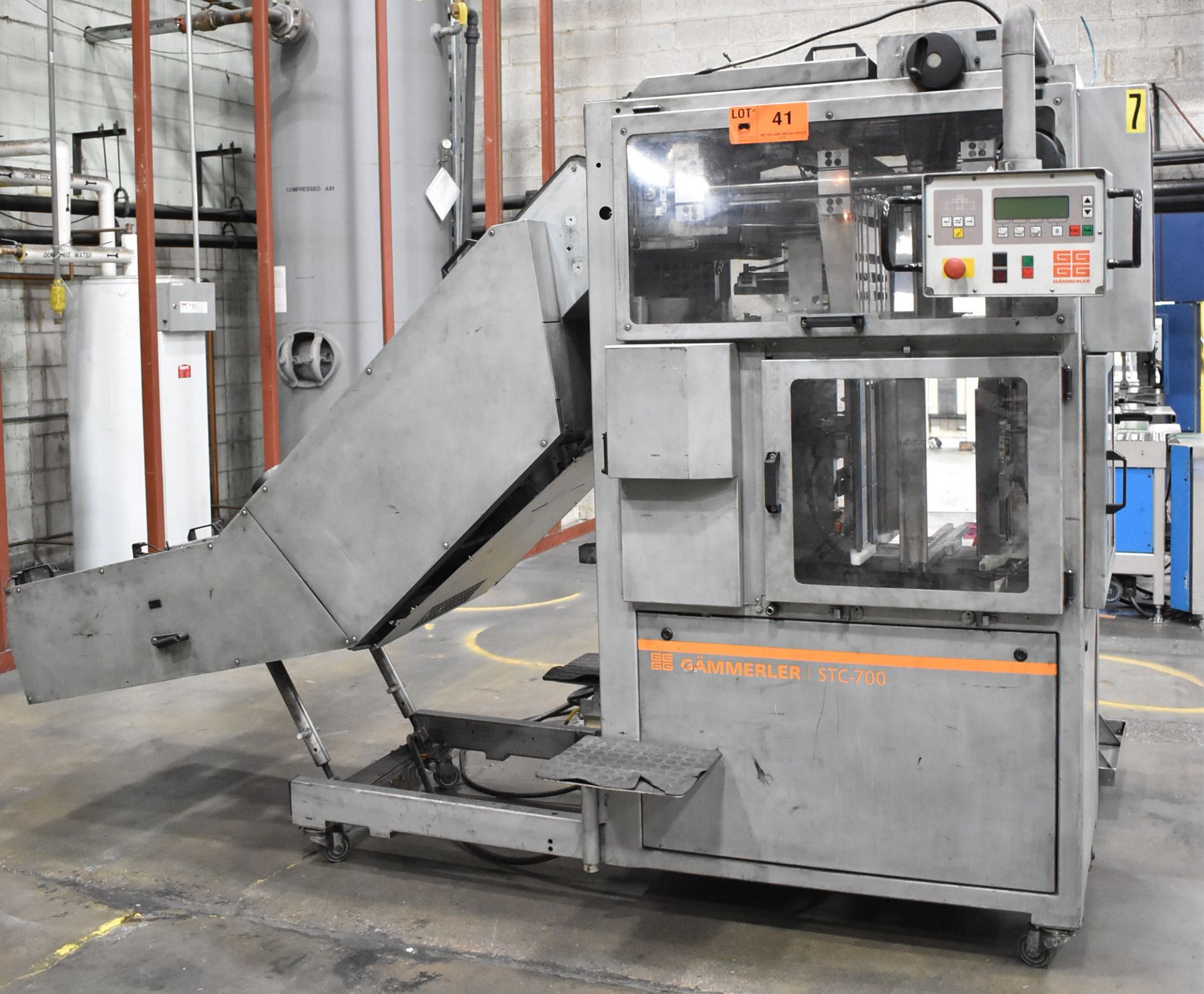 GAMMERLER STC-700 SINGLE CHAMBER COMPENSATING STACKER WITH GAMMERLER DIGITAL CONTROL, 19.7"X13" MAX.