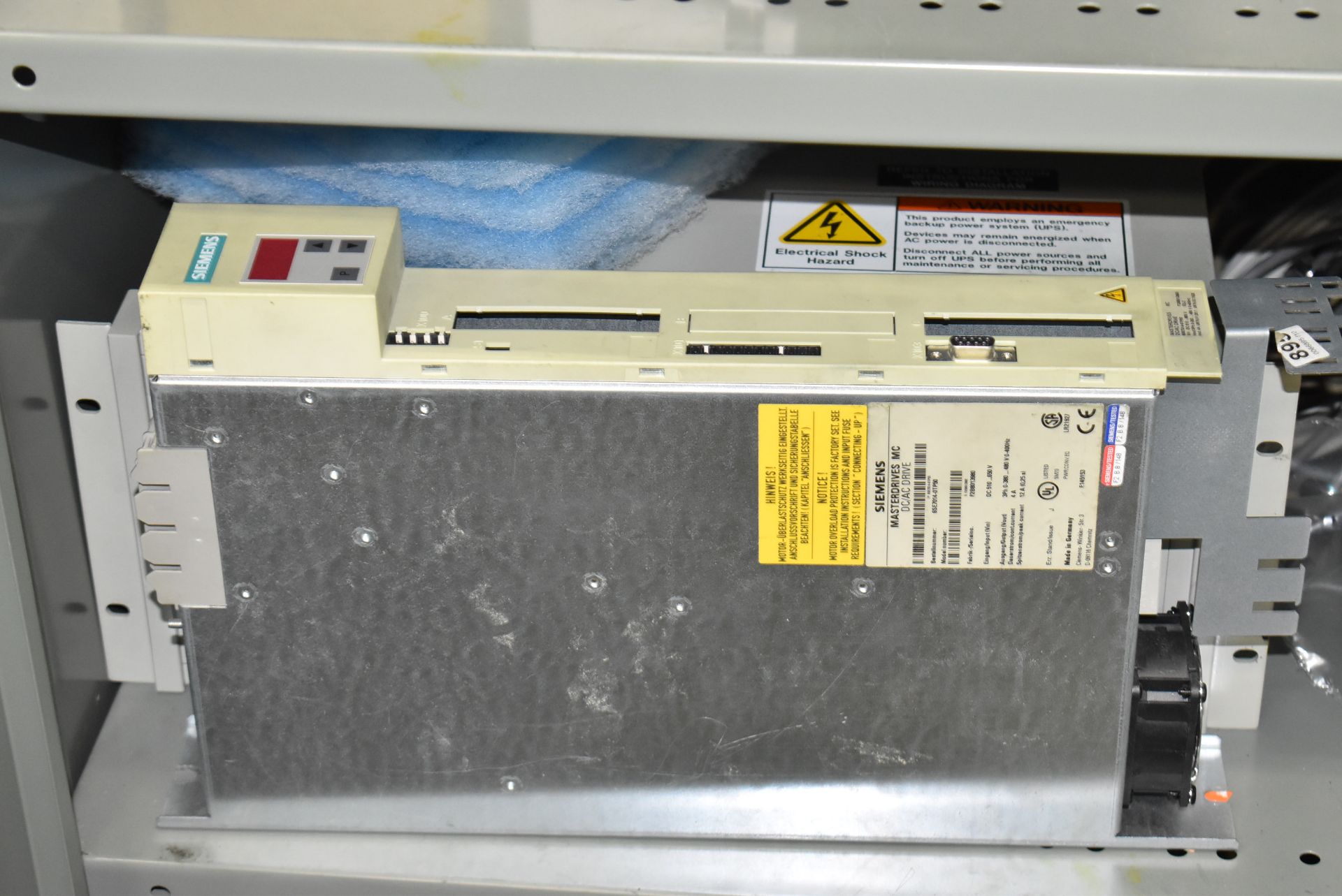 LOT/ HIGHBOY CABINET WITH CONTENTS - INCLUDING SIEMENS COMPONENTS, CONTROL MODULES, ELECTRIC - Image 7 of 8