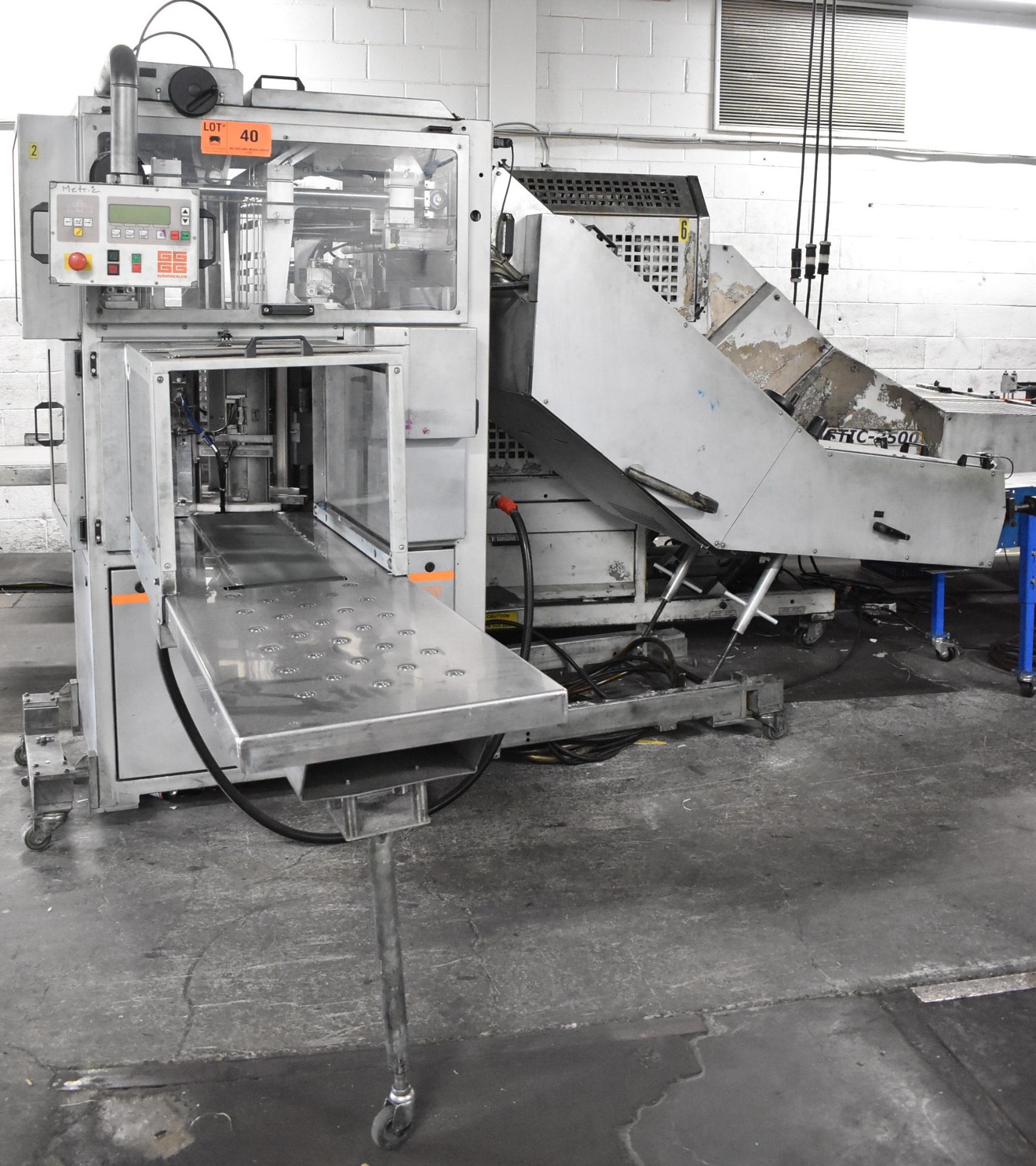 GAMMERLER STC-700 SINGLE CHAMBER COMPENSATING STACKER WITH GAMMERLER DIGITAL CONTROL, 19.7"X13" MAX.