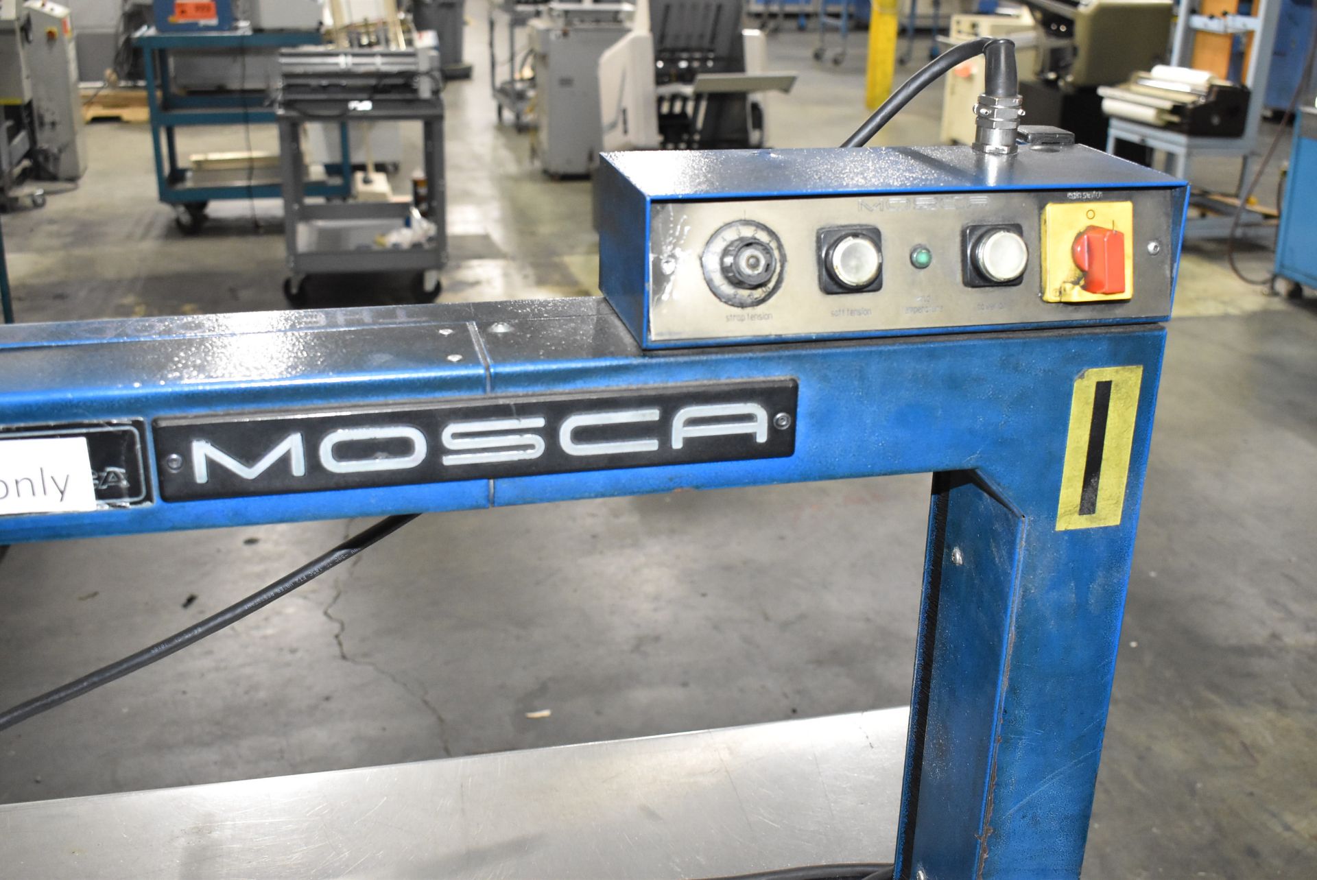 EAM MOSCA RO-M-P2 PORTABLE AUTOMATIC STRAPPING MACHINE, S/N: 49867 [RIGGING FEE FOR LOT #15A - $ - Image 3 of 5