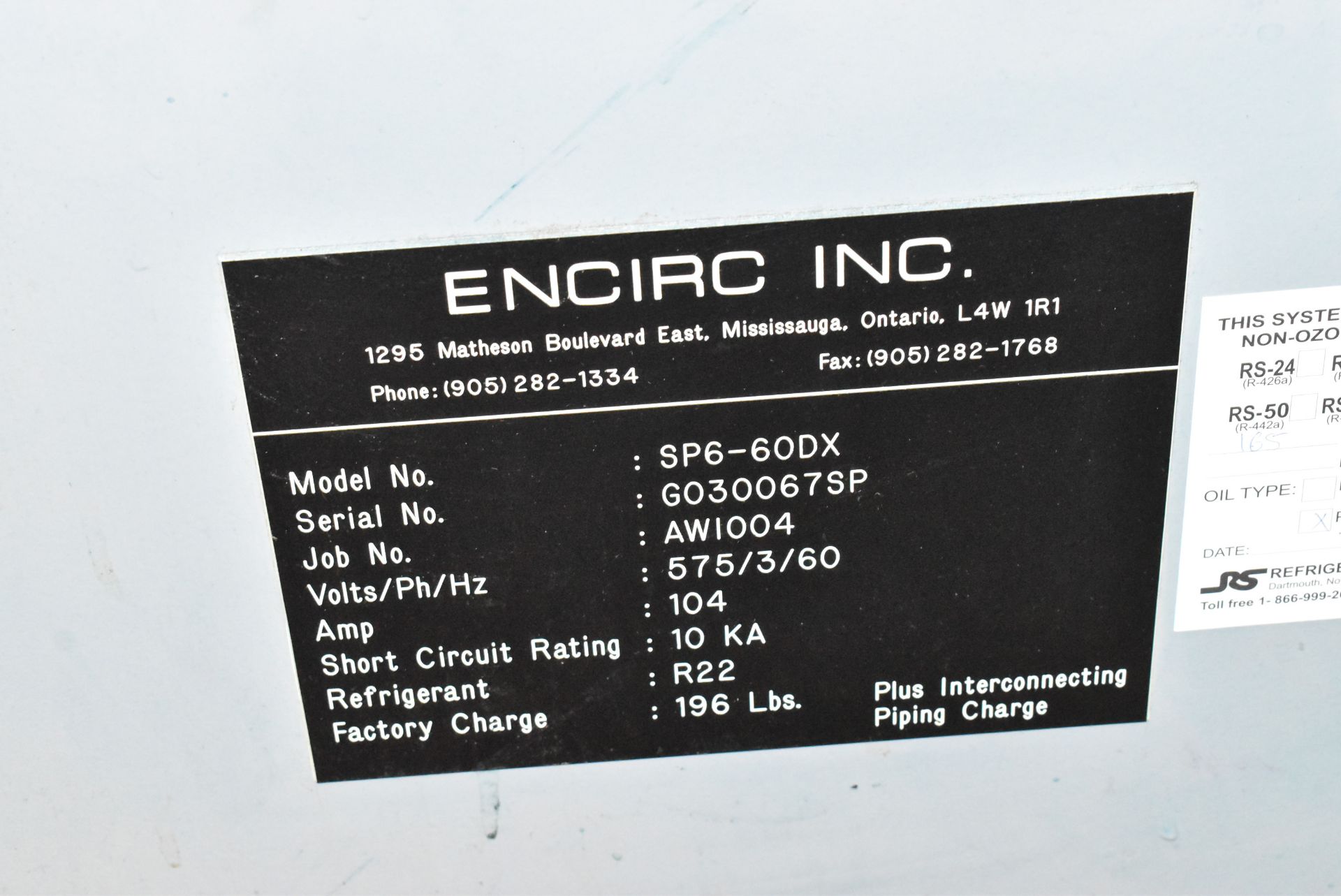 ENCIRC INC. SP6-60DX SKID-MOUNTED WATER/SOLVENT FILTRATION AND RECOVERY UNIT WITH (2) - Image 5 of 18