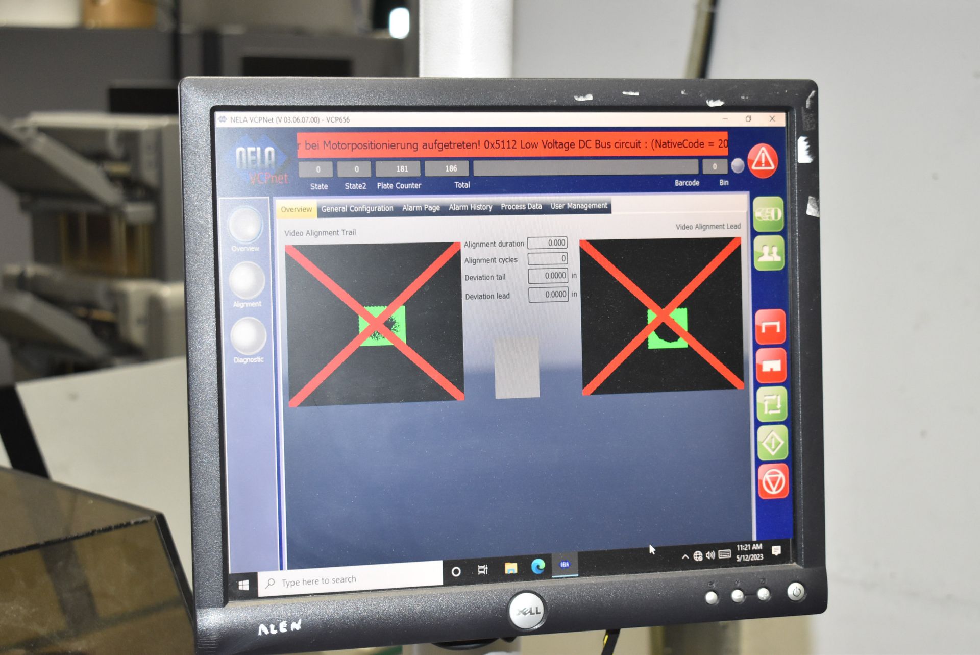 NELA VCP AUTOMATIC REGISTER PUNCHING & BENDING MACHINE WITH OPTICAL ALIGNMENT, PC-BASED CONTROL, S/ - Image 2 of 9