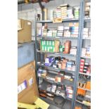 LOT/ SHELF WITH BEARINGS - VARIOUS TYPES & SIZES